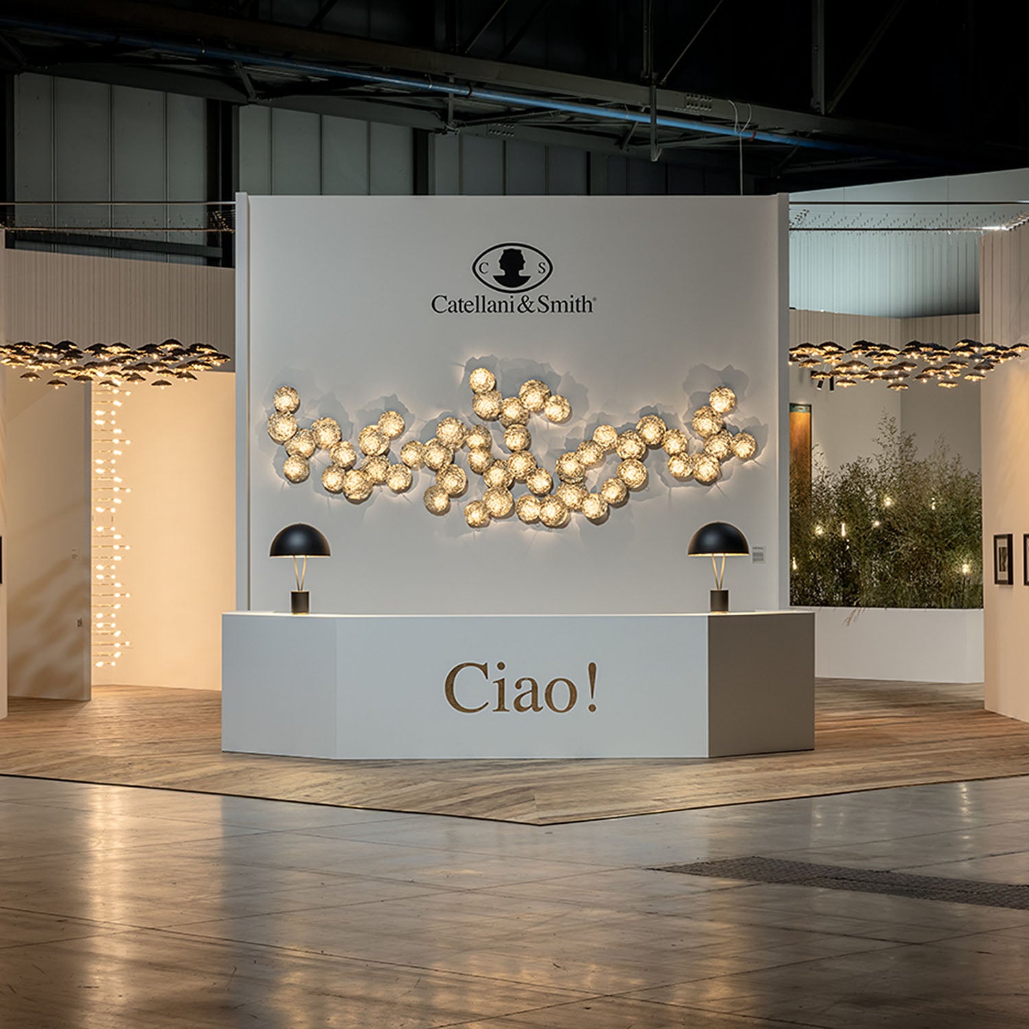 Mobile / Gold Moon Wall Lamp by Catellani & Smith