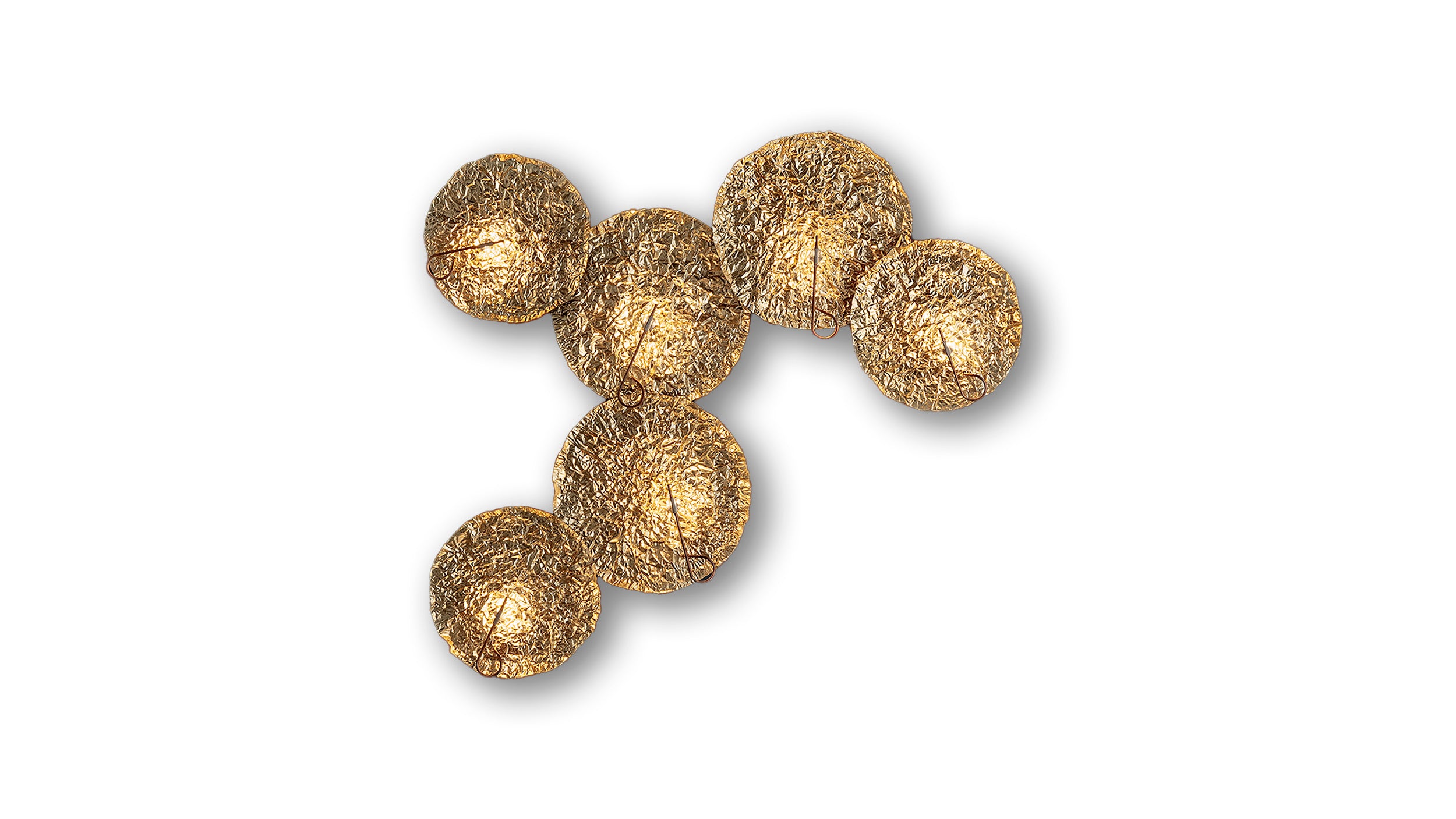 Desktop / Gold Moon Wall Lamp by Catellani & Smith