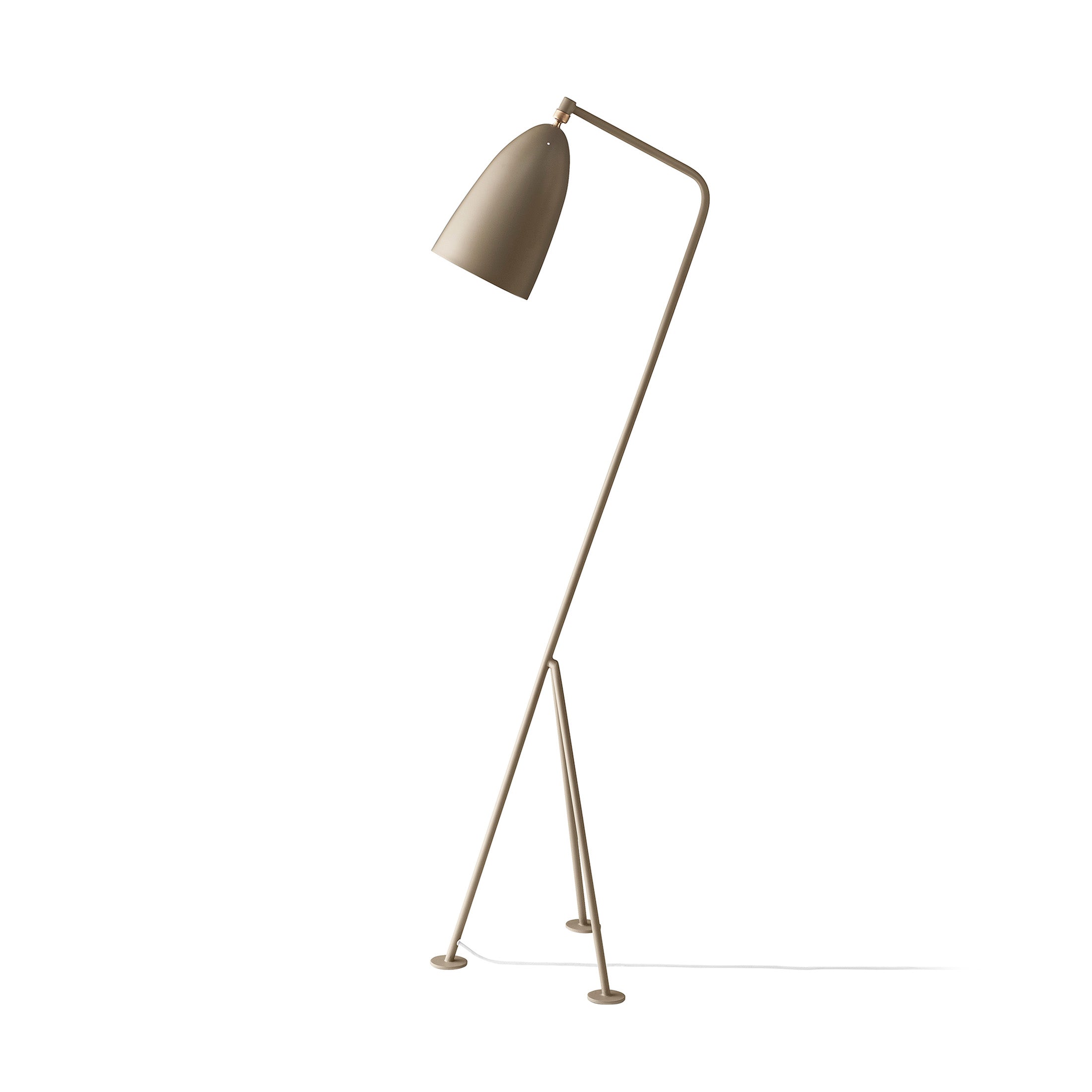 Warm Grey Semi Matt / Mobile / Gräshoppa Floor Lamp, designed by Greta M. Grossman and made by Gubi