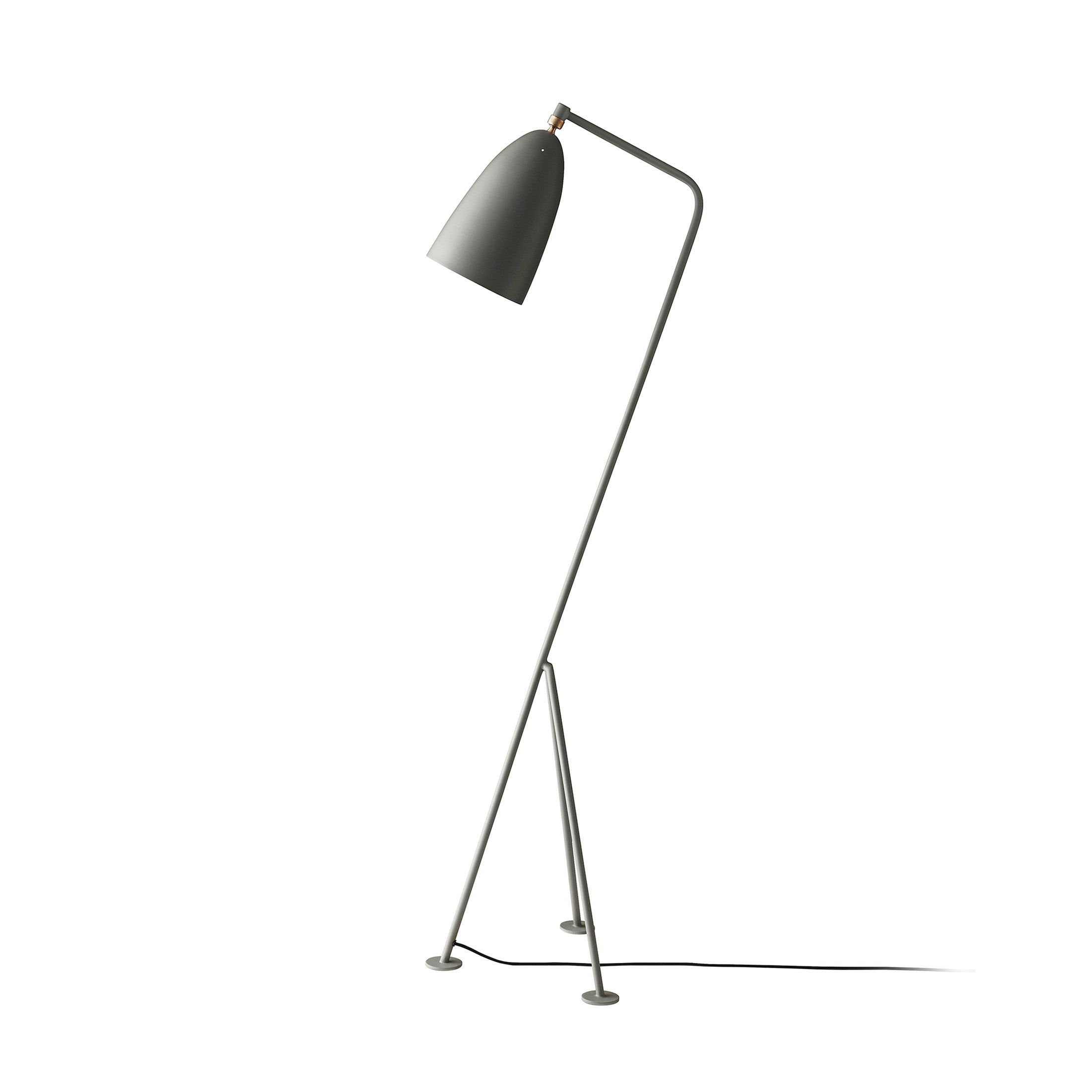 Dusty Blue Semi Matt / Mobile / Gräshoppa Floor Lamp, designed by Greta M. Grossman and made by Gubi