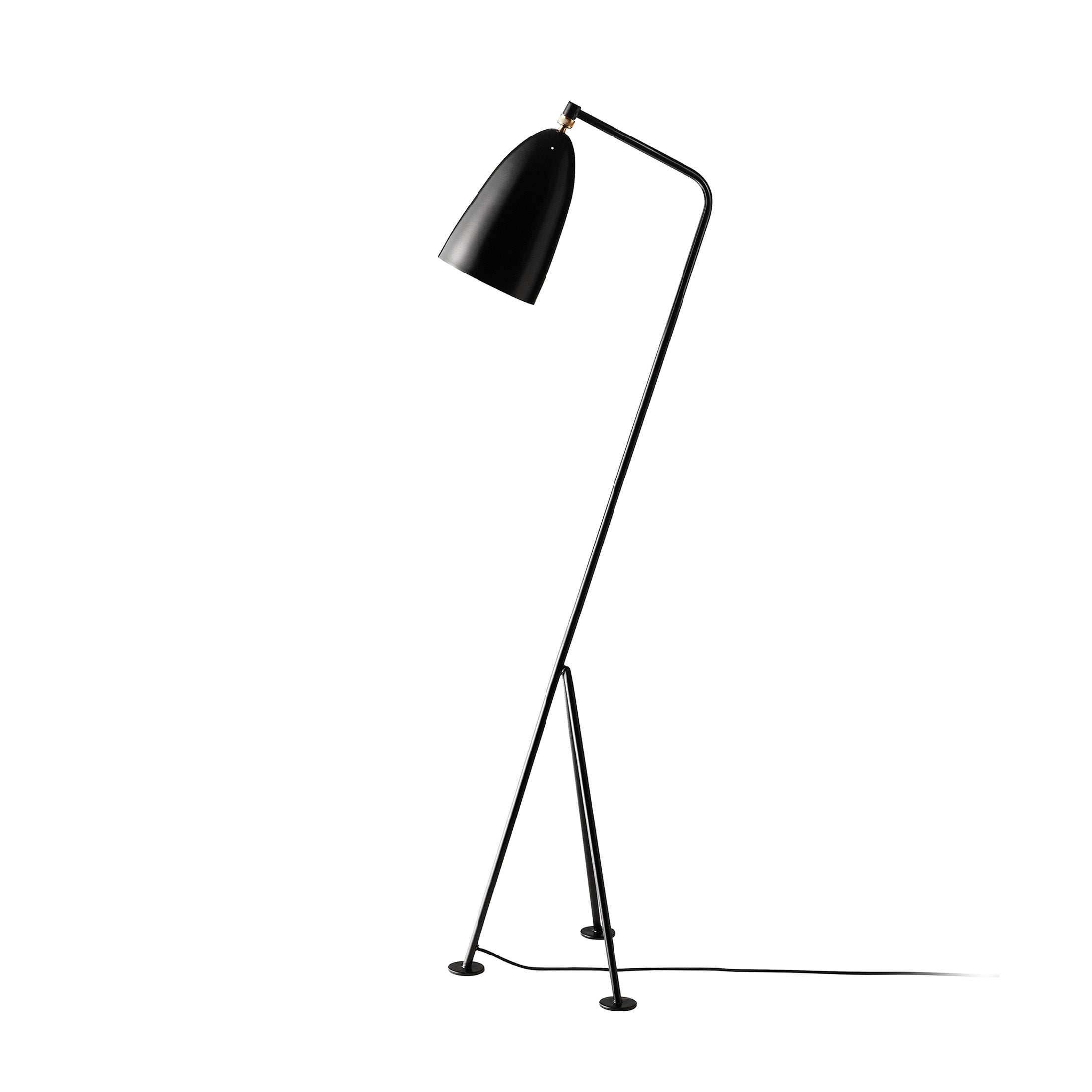Black Semi Matt / Mobile / Gräshoppa Floor Lamp, designed by Greta M. Grossman and made by Gubi