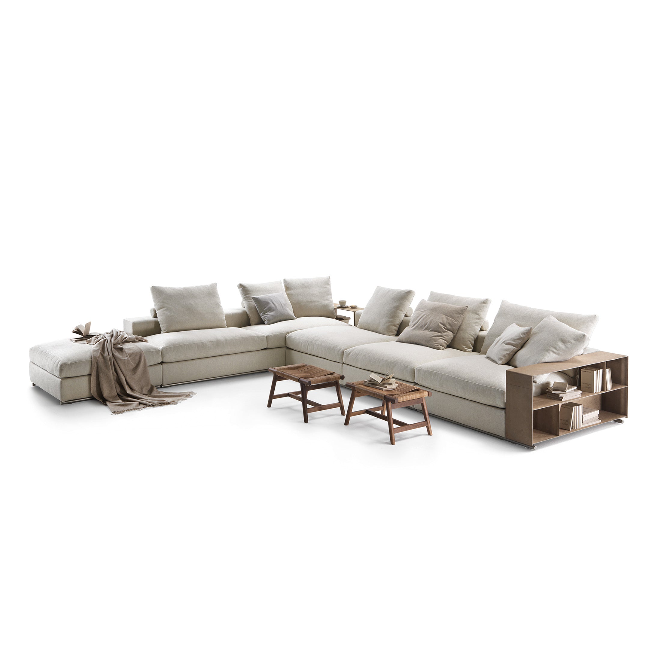 Mobile / Groundpiece Sofa Composition, designed by Antonio Citterio for Flexform