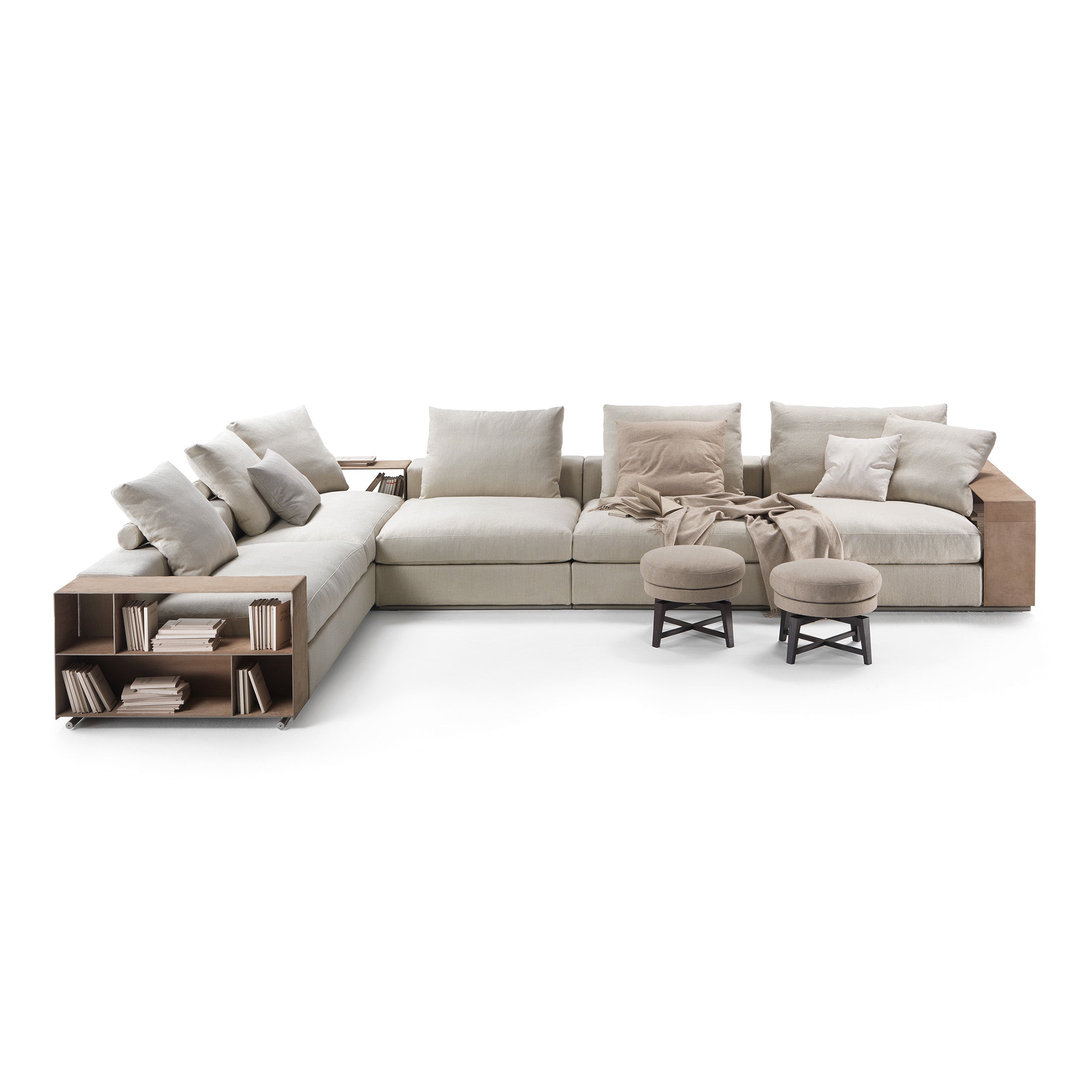 Mobile / Groundpiece Sofa Composition, designed by Antonio Citterio for Flexform