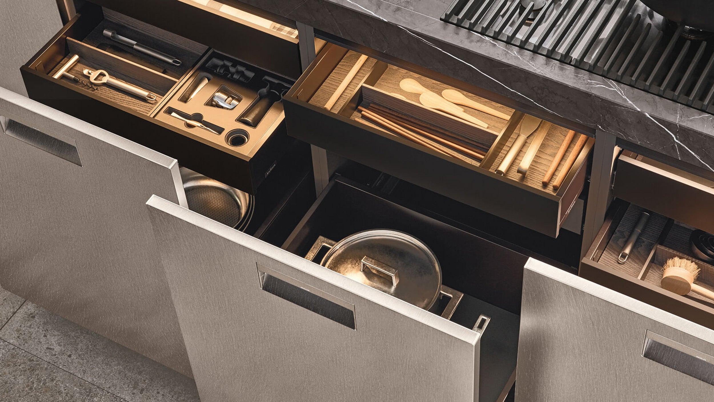 Desktop / Italia Kitchen, designed by Antonio Citterio for Arclinea