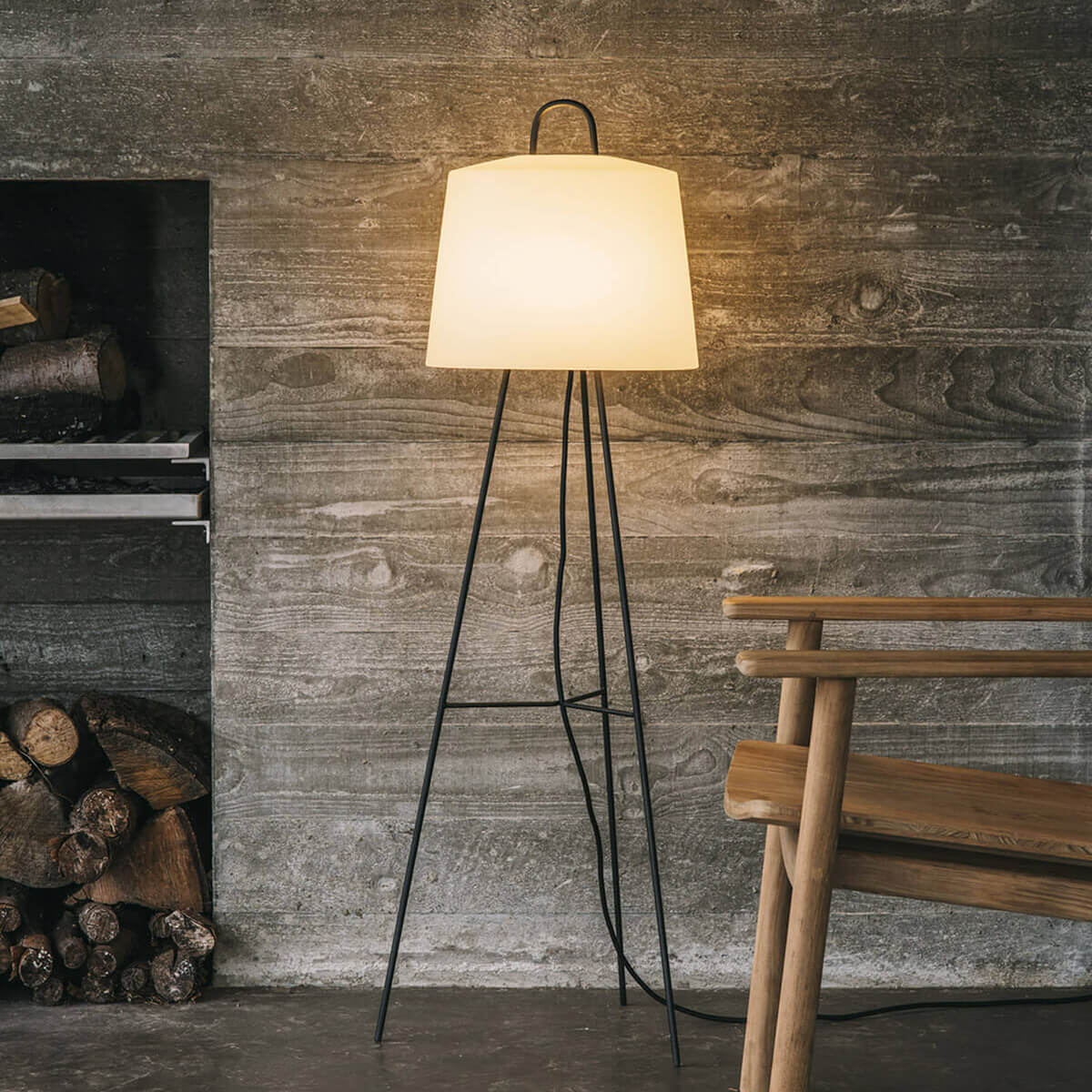 Mobile / WhiteMenu / Mia Table and Floor Light, designed by Michel Charlot