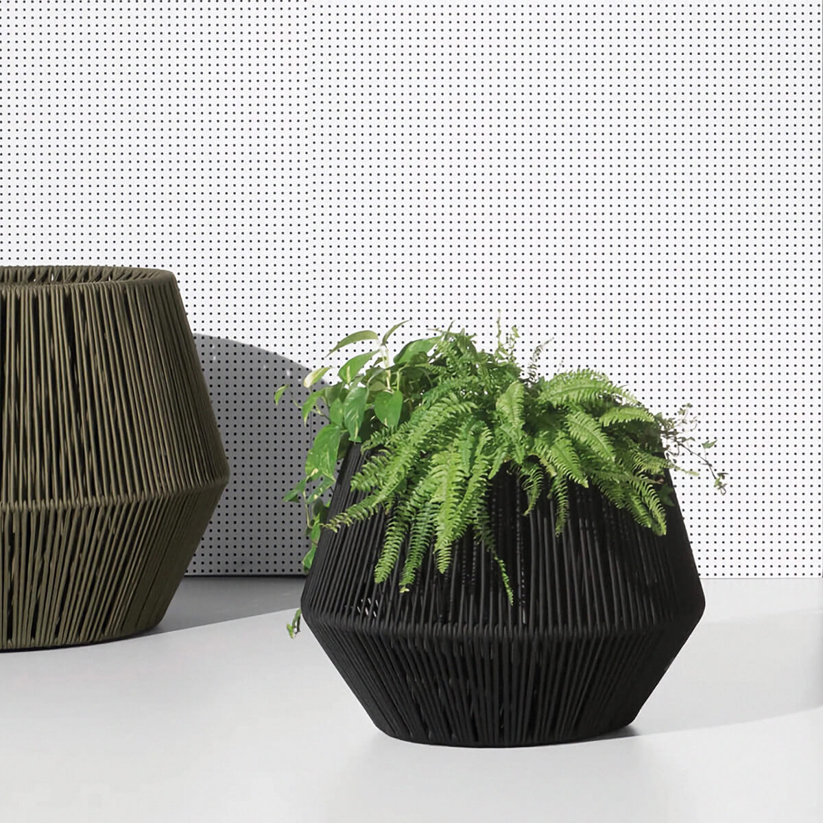 Mobile / BlackMenu / ZigZag Planters, designed by Emiliana Design Studio