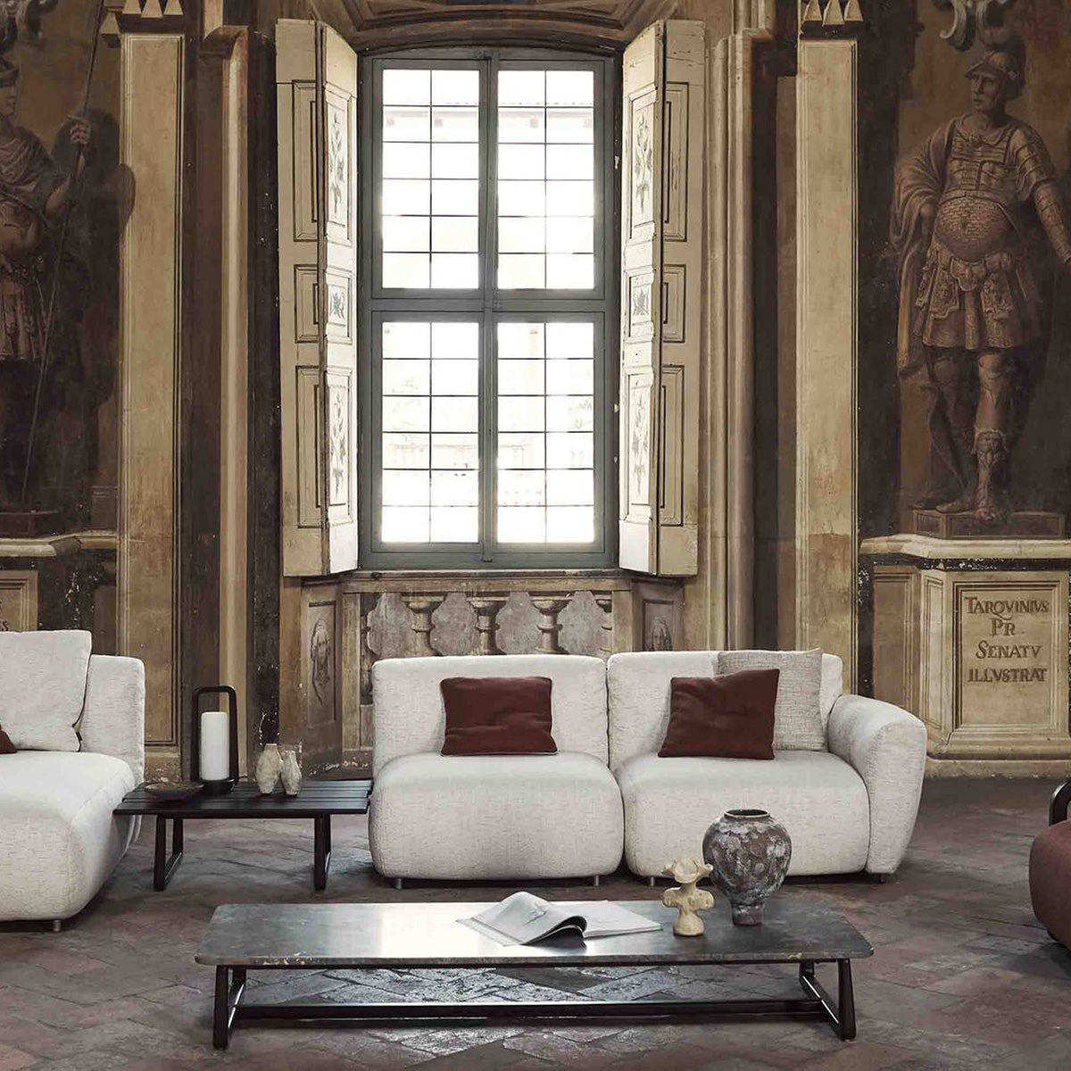 Mobile / LPIDC10 Coffee Table & Pouf, designed by Paola Navone for Exteta