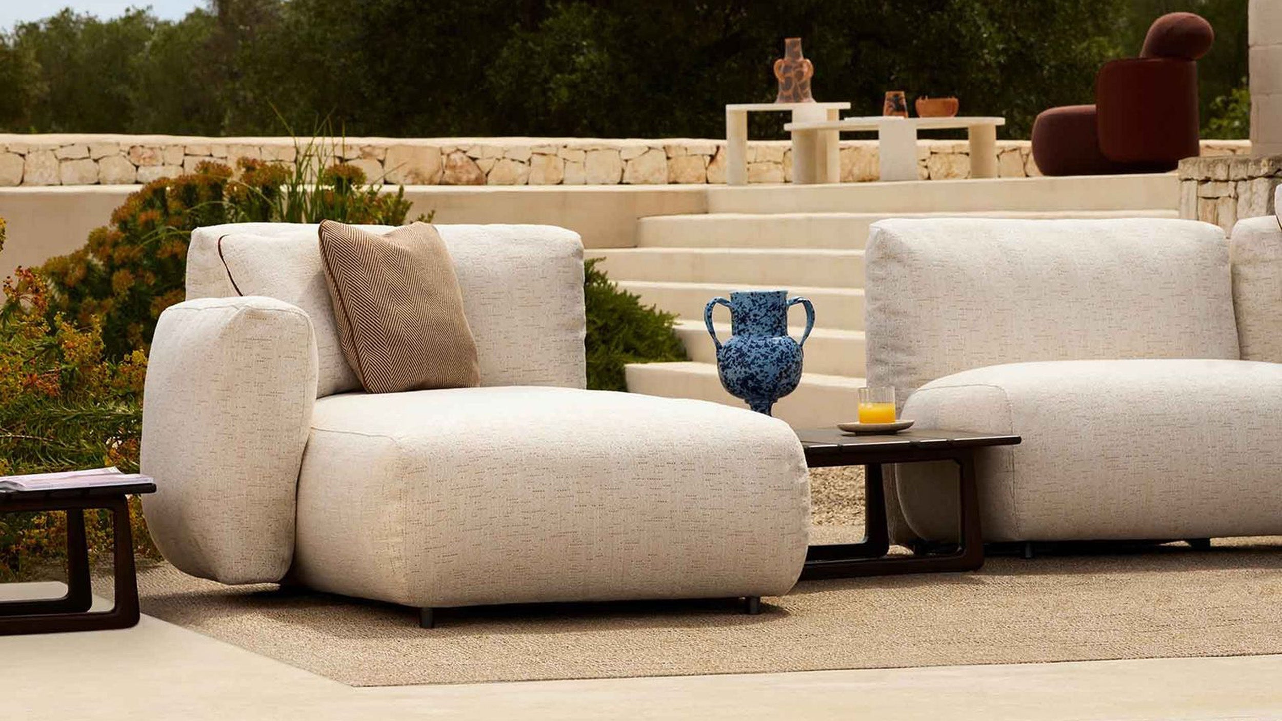 Desktop / LPIDC11 Modular Sofa, designed by Paola Navone for Exteta