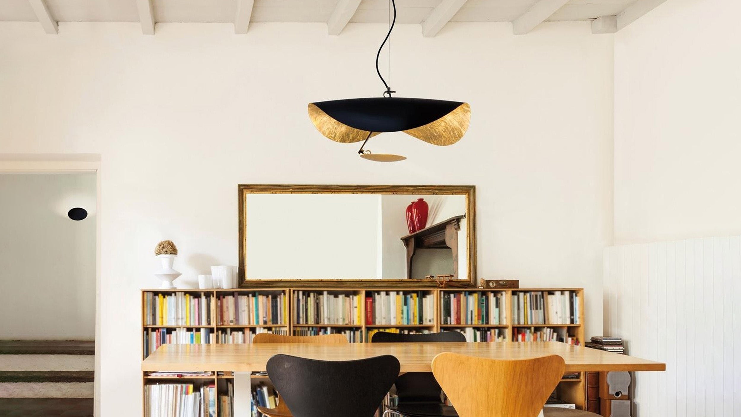 Desktop / Lederam Manta Pendant Lamps by Catellani & Smith