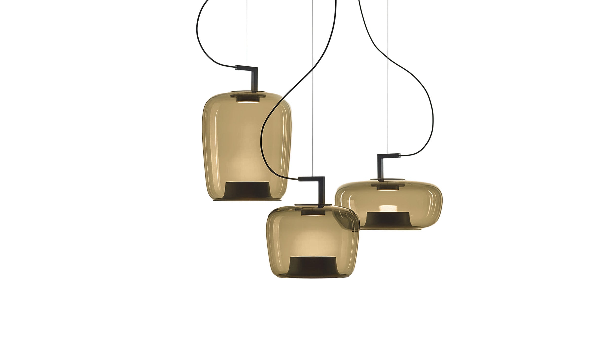 Short / Desktop / Double Pendant Lamp, by LCM MARIN design studio for Brokis