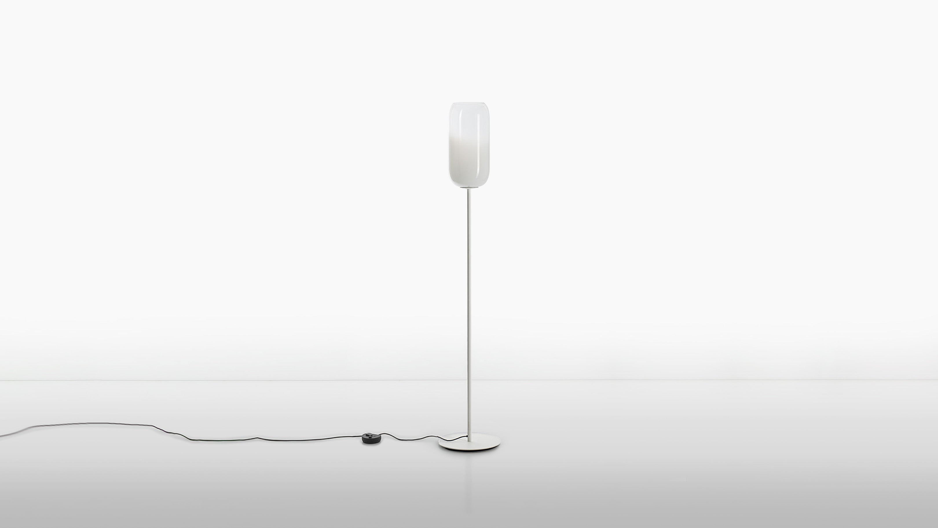 Smoked White / Desktop / Gople Floor Lamp, designed by BIG