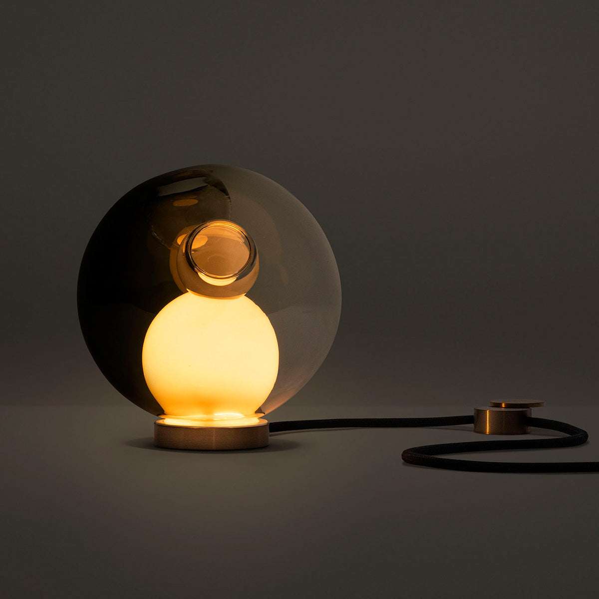 Grey 2 / Mobile / 28t Table Lamp, designed by Omer Arbel for Bocci