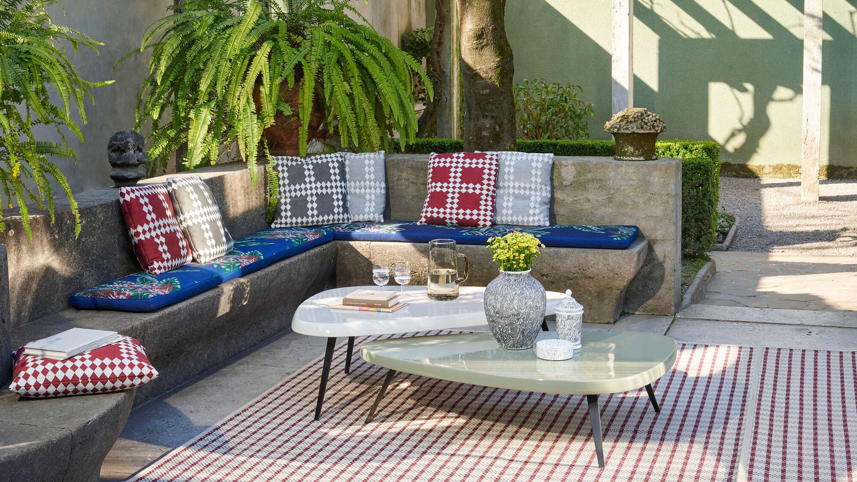 Glossy Petroleo / Desktop / Mexique Coffee Table, designed by Charlotte Perriand for Cassina