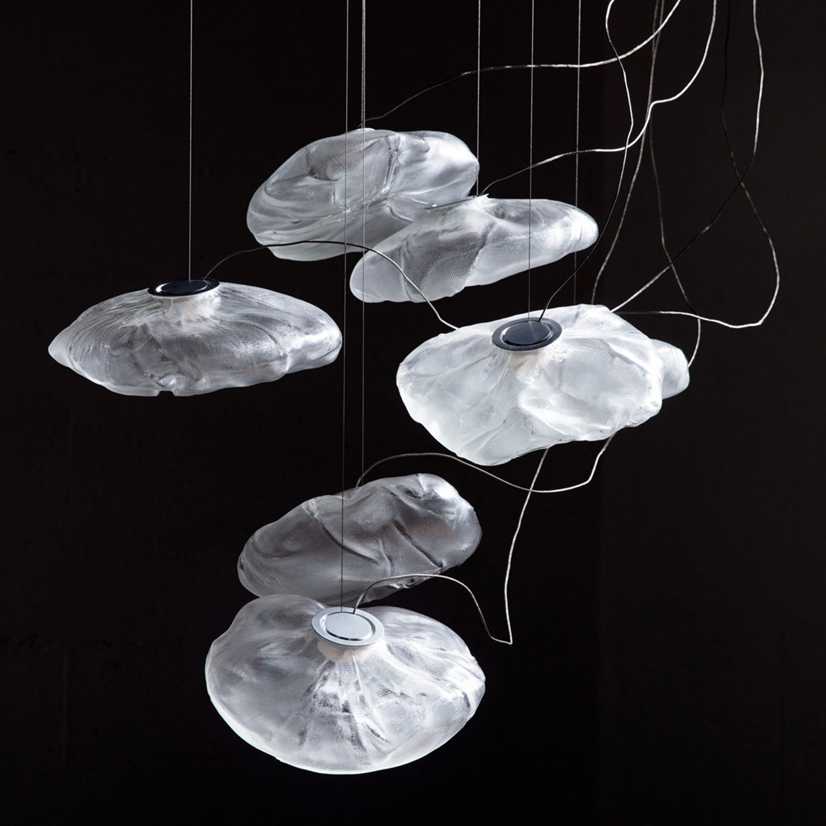 Mobile / 73 Series Pendant, designed by Omer Arbel for Bocci