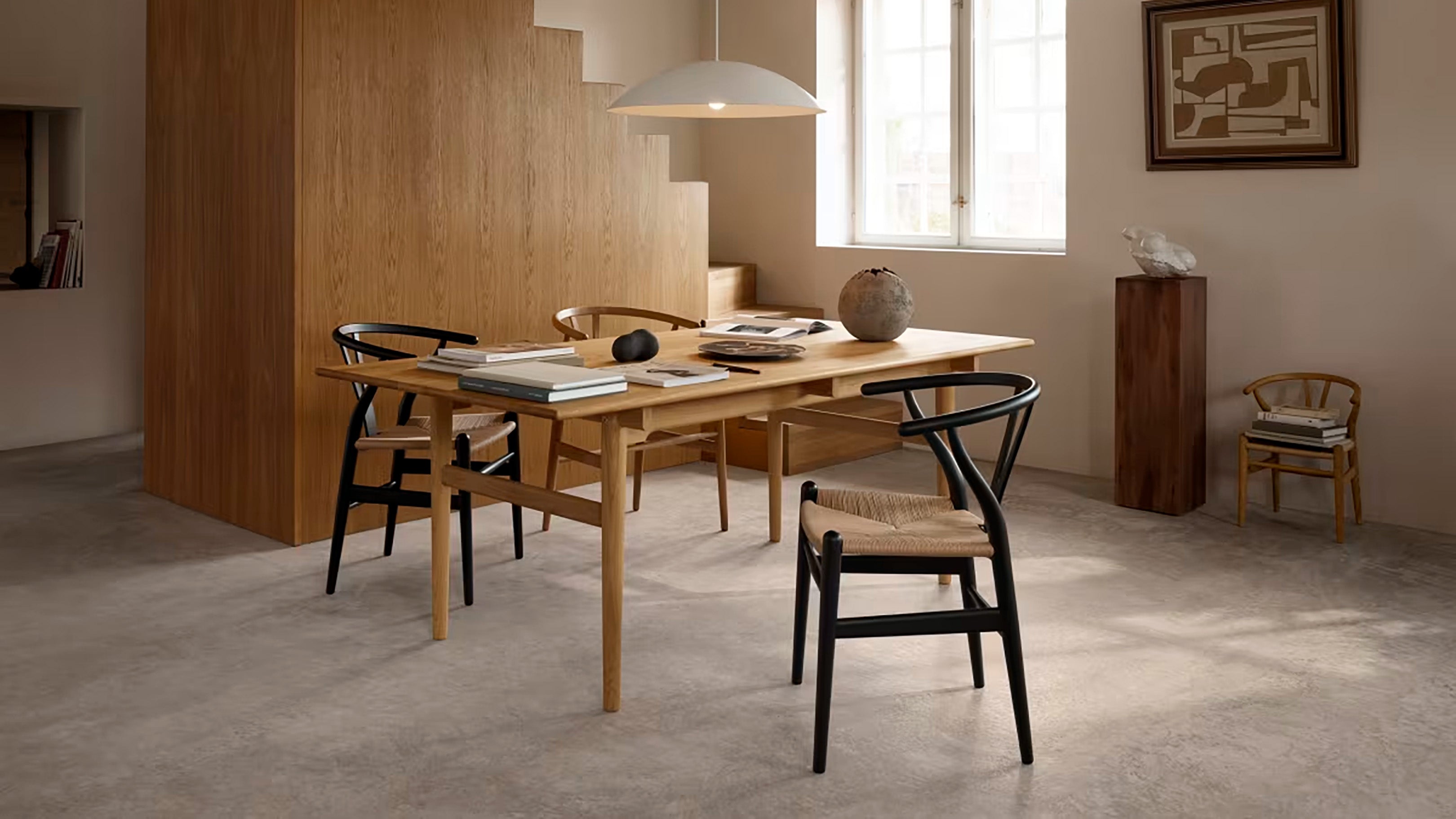 Oak Oil / Desktop / CH327 Dining Table, designed by Hans J. Wegner for Carl Hansen and Son