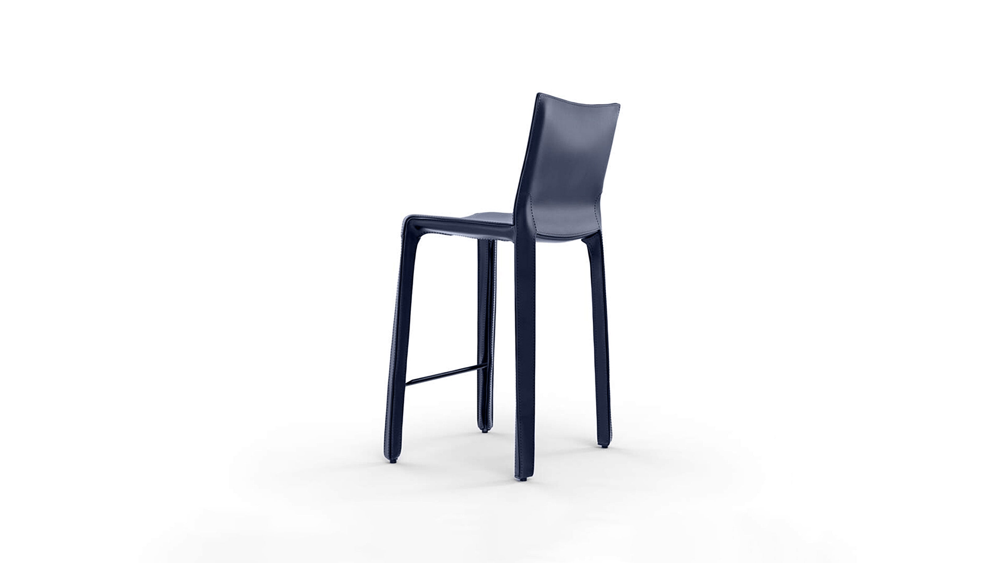 Desktop / Cab 410 Barstool High Back, designed by Mario Bellini for Cassina