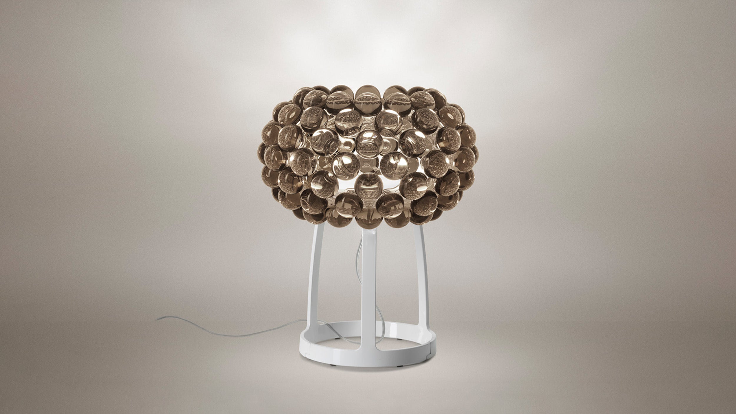 Grey / Desktop / Caboche Plus Table Lamp, designed by Patricia Urquiola and Eliana Gerotto for Foscarini