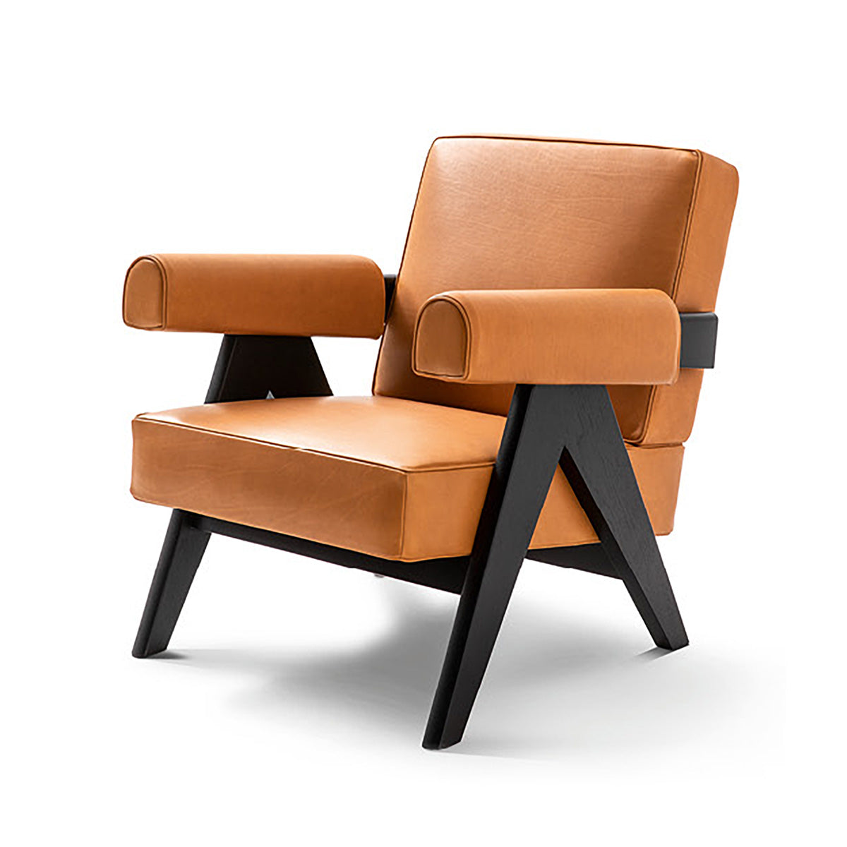 Mobile / Capitol Complex Armchair, designed by Pierre Jeanneret and made by Cassina