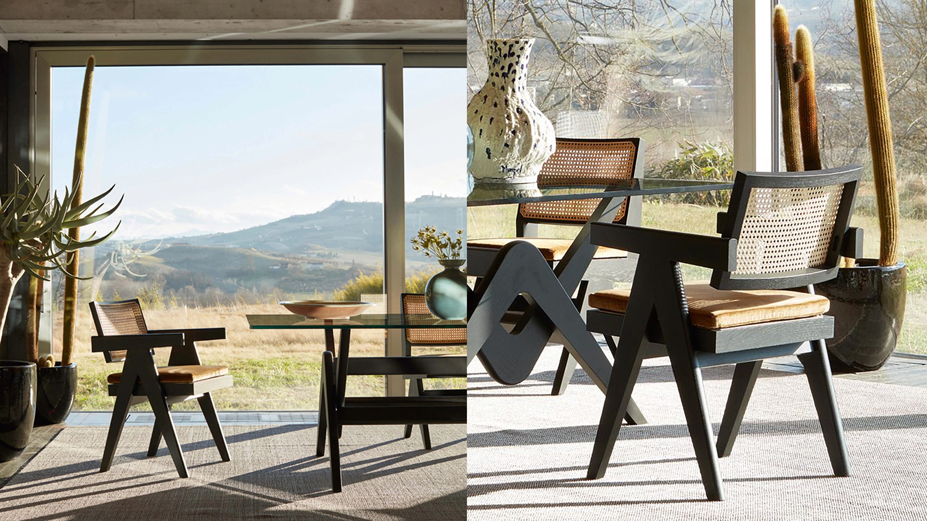 Desktop / Capitol Complex Office Chair, designed by Pierre Jeanneret, made by Cassina