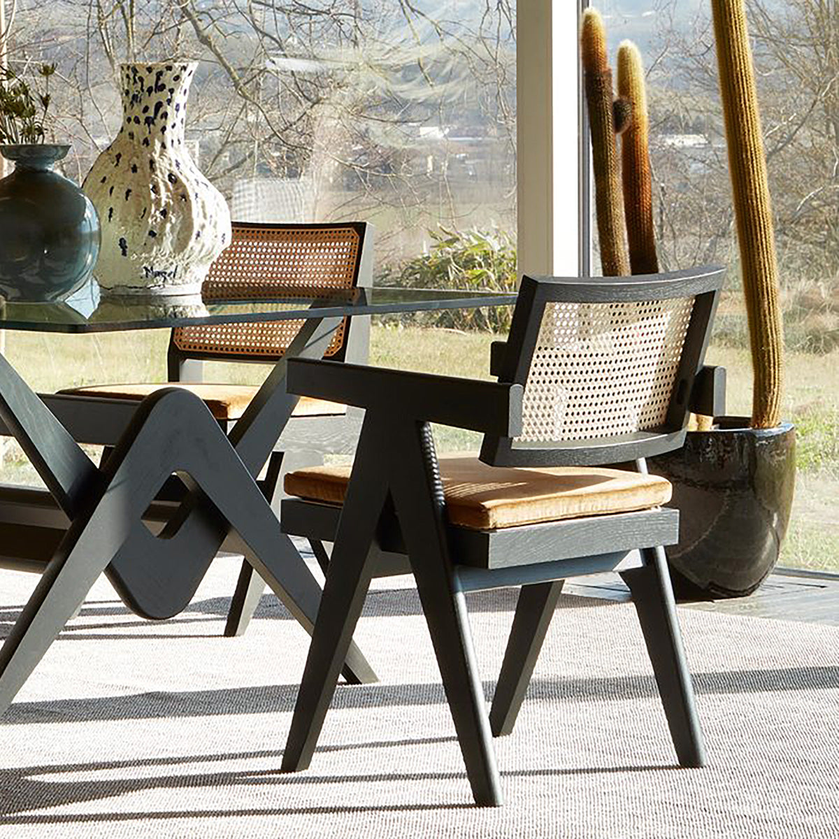 Mobile / Capitol Complex Office Chair, designed by Pierre Jeanneret, made by Cassina