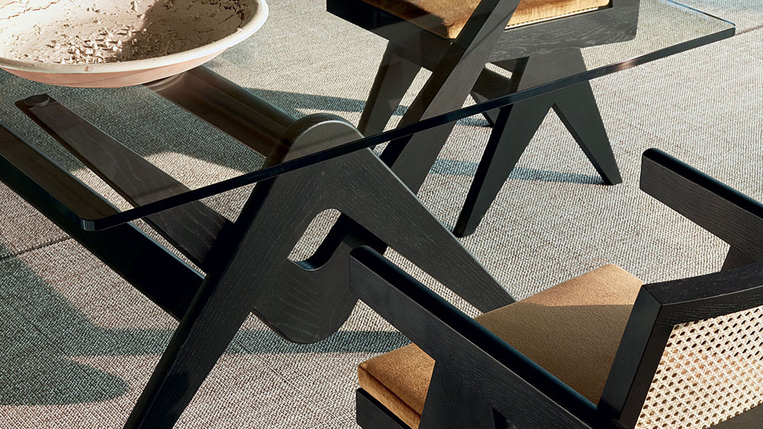 Desktop / Capitol Complex Table, designed by Pierre Jeanneret, made by Cassina