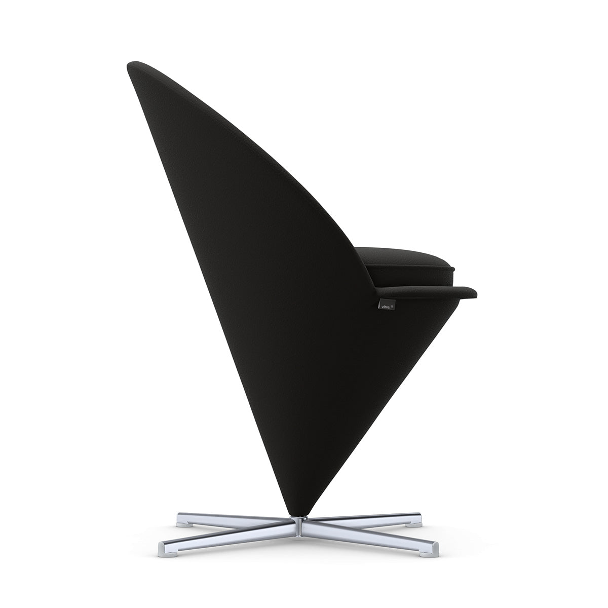 Black / Mobile / Cone Chair, designed by Verner Panton made by Vitra