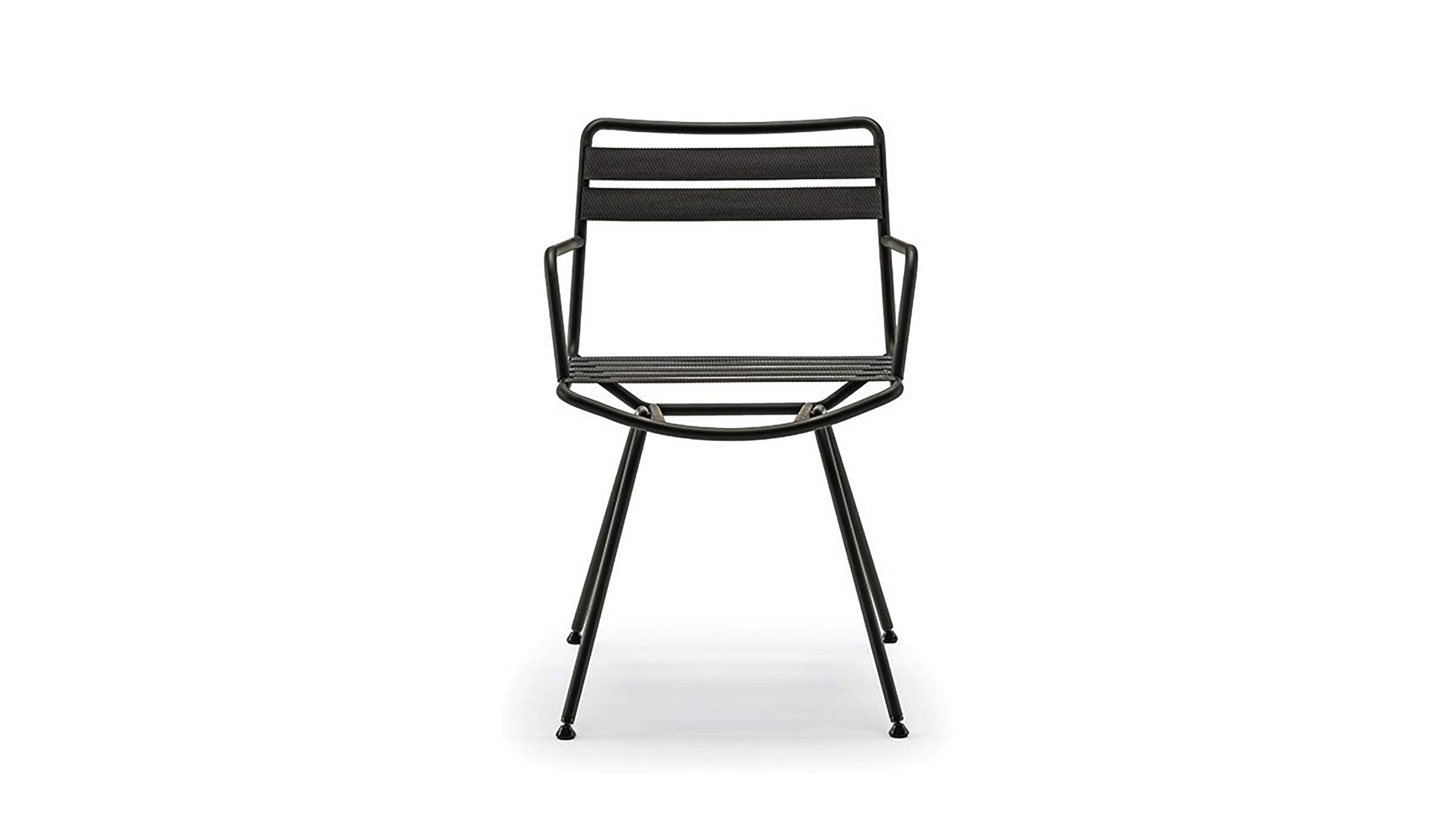 Desktop / Dan Chair with Armrests, designed by Patrick Norguet for Zanotta