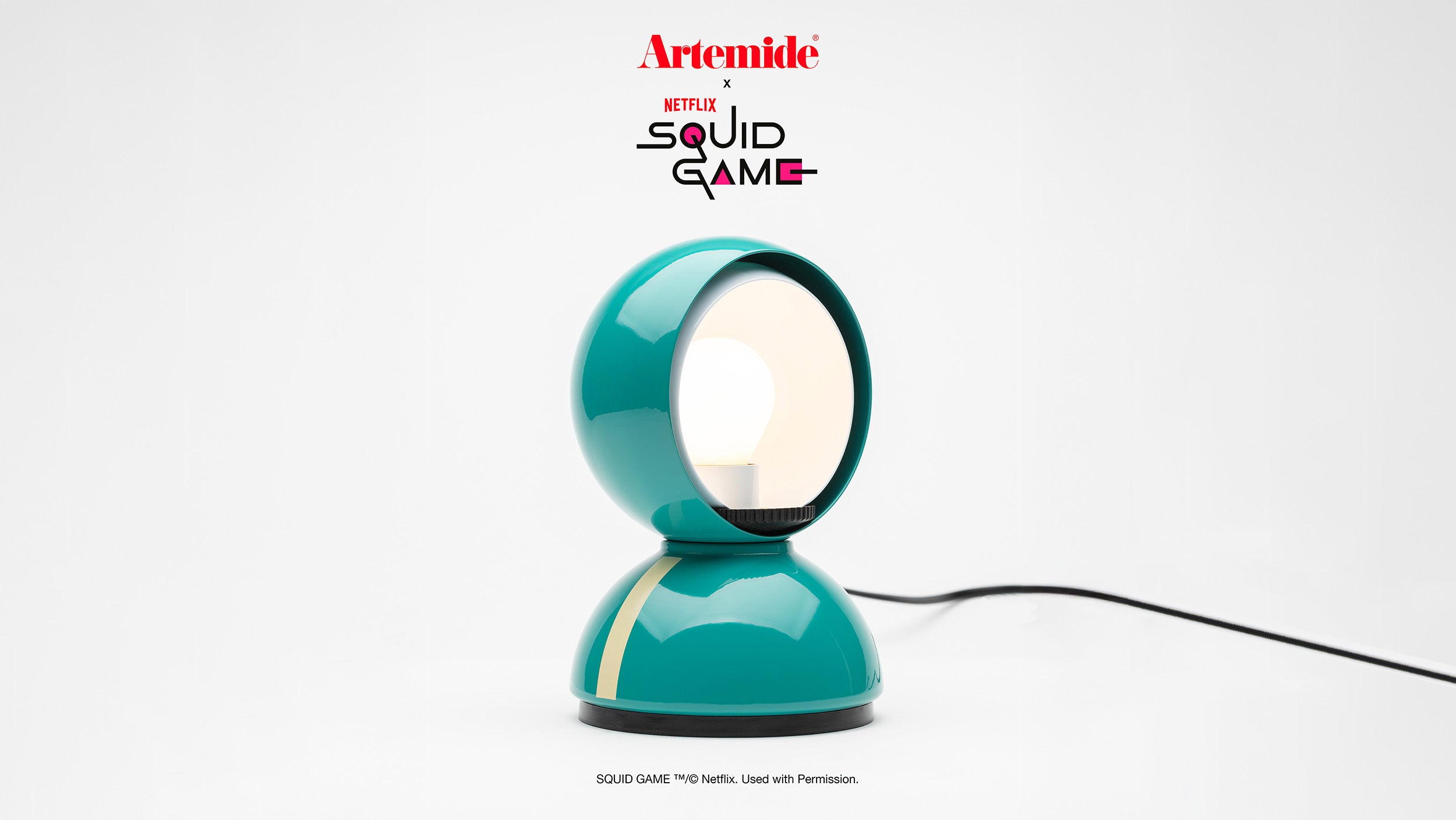 Player Green / Desktop / Eclisse x Squid Game – Special Edition Lamp, designed by Vico Magistretti and made by Artemide
