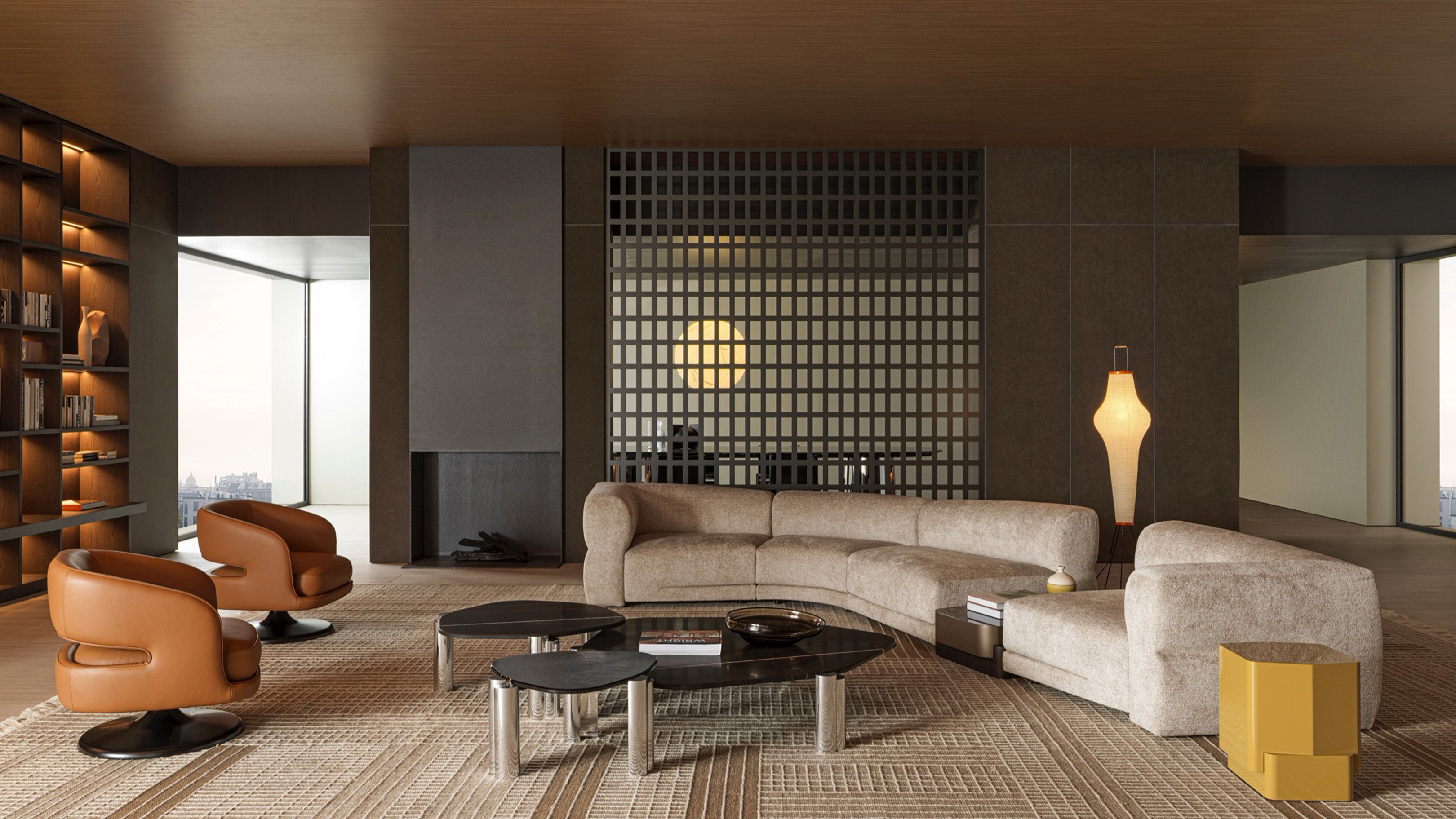 Desktop / Emile Sofa, designed by Christophe Delcourt made by Molteni&C