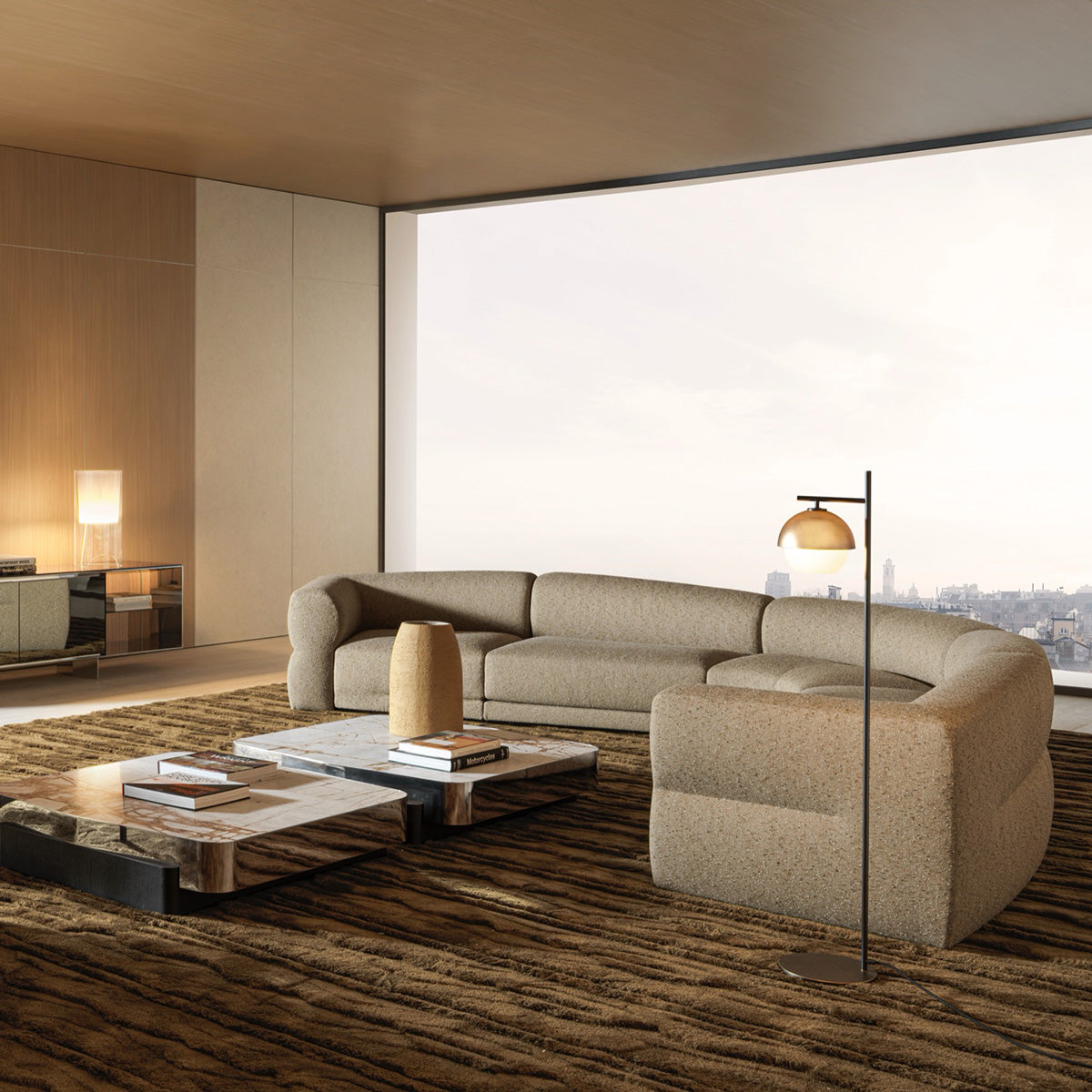 Mobile / Emile Sofa, designed by Christophe Delcourt made by Molteni&C