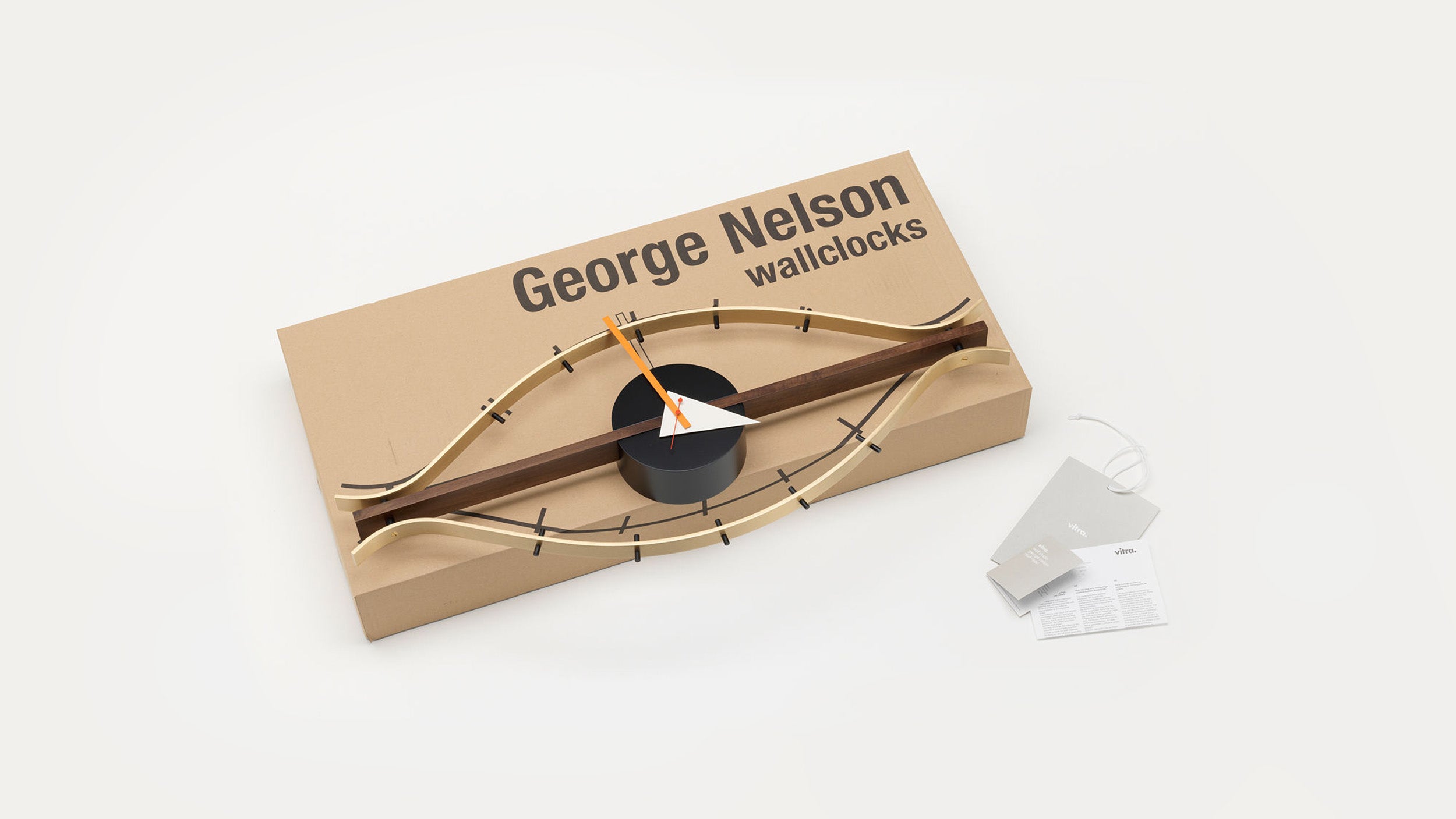 Desktop / Eye Clock, designed by George Nelson and made by Vitra