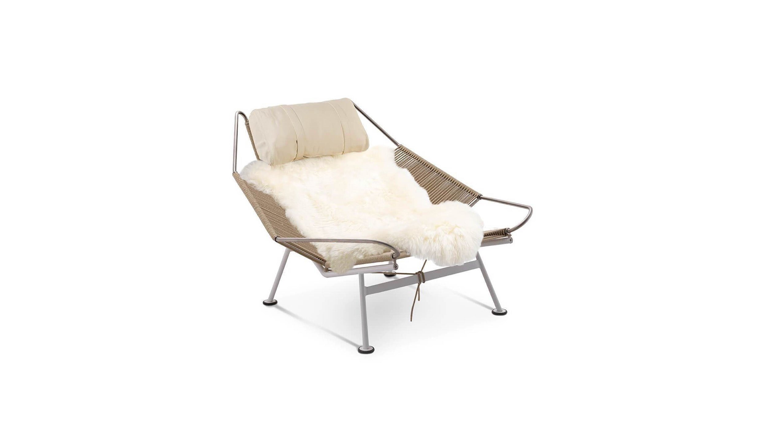 Desktop / WhiteMenu / Flag Haylard Chair, designed by Hans J. Wegner
