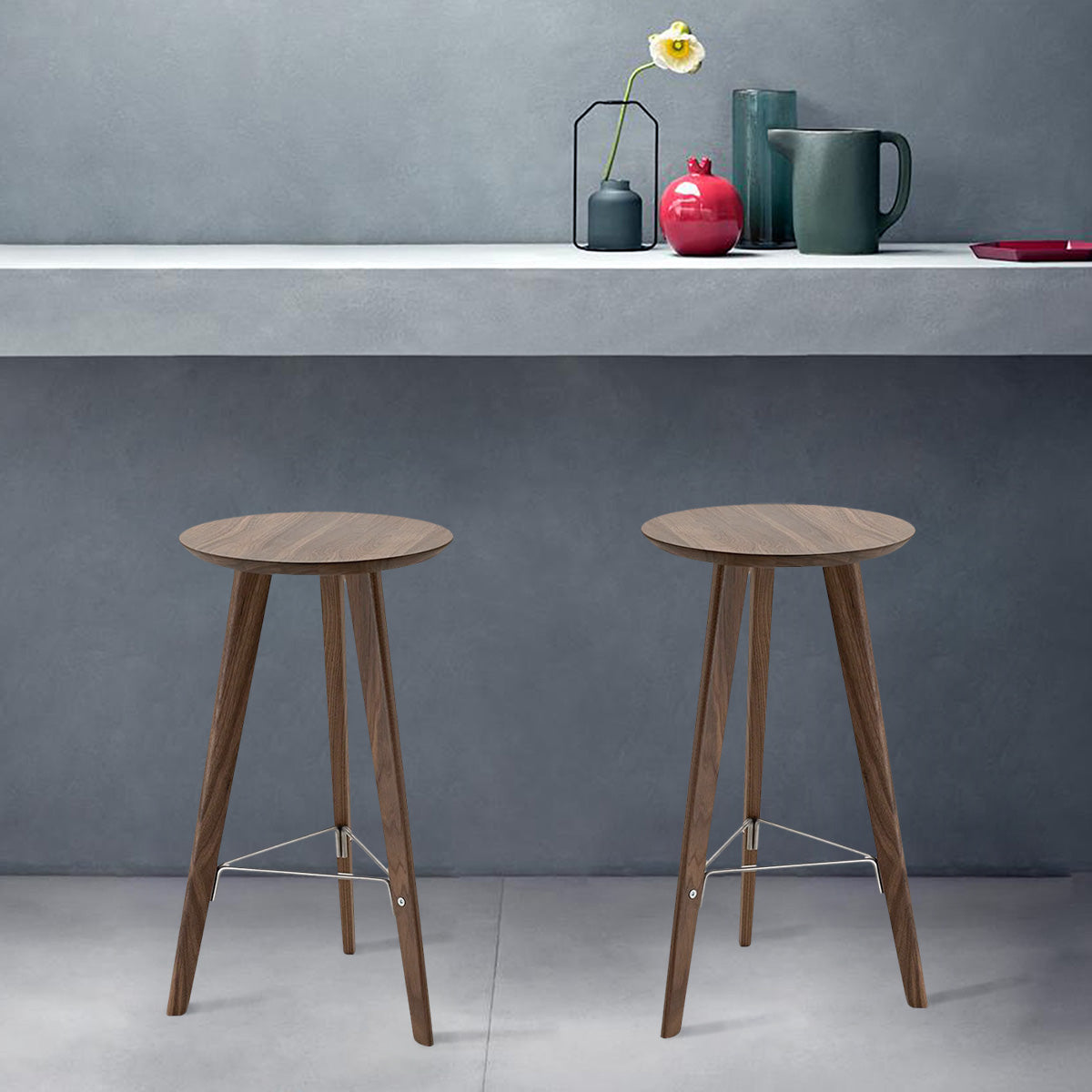 Mobile / Ido Counter Stool, designed by Frank Rettenbacher for Zanotta