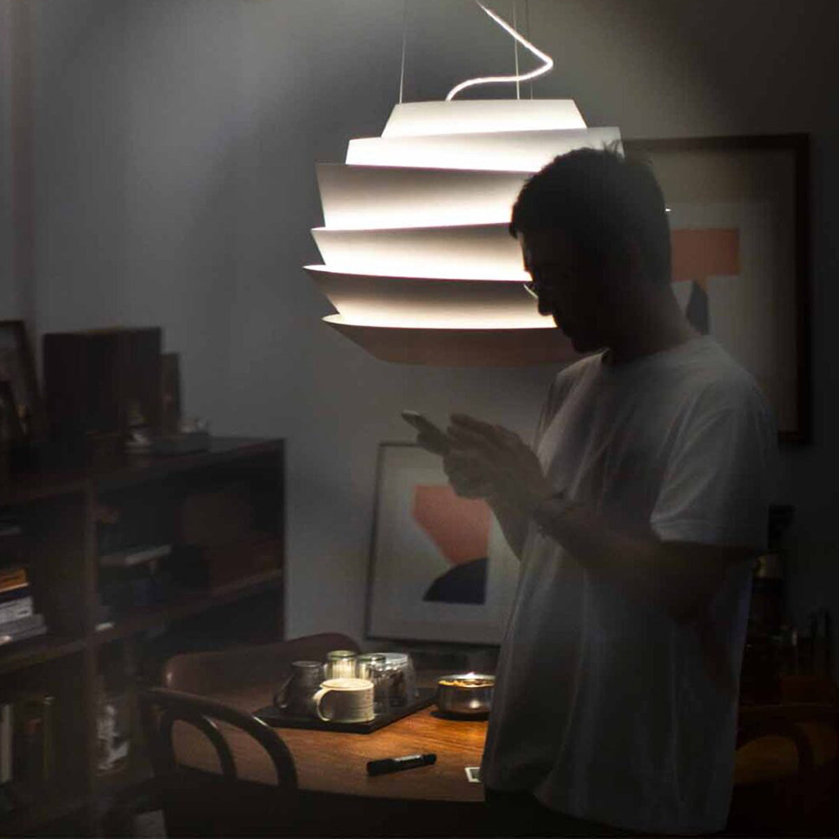 Mobile / Le Soleil Suspension Lamp, designed by Vicente Garcia Jimenez for Foscarini