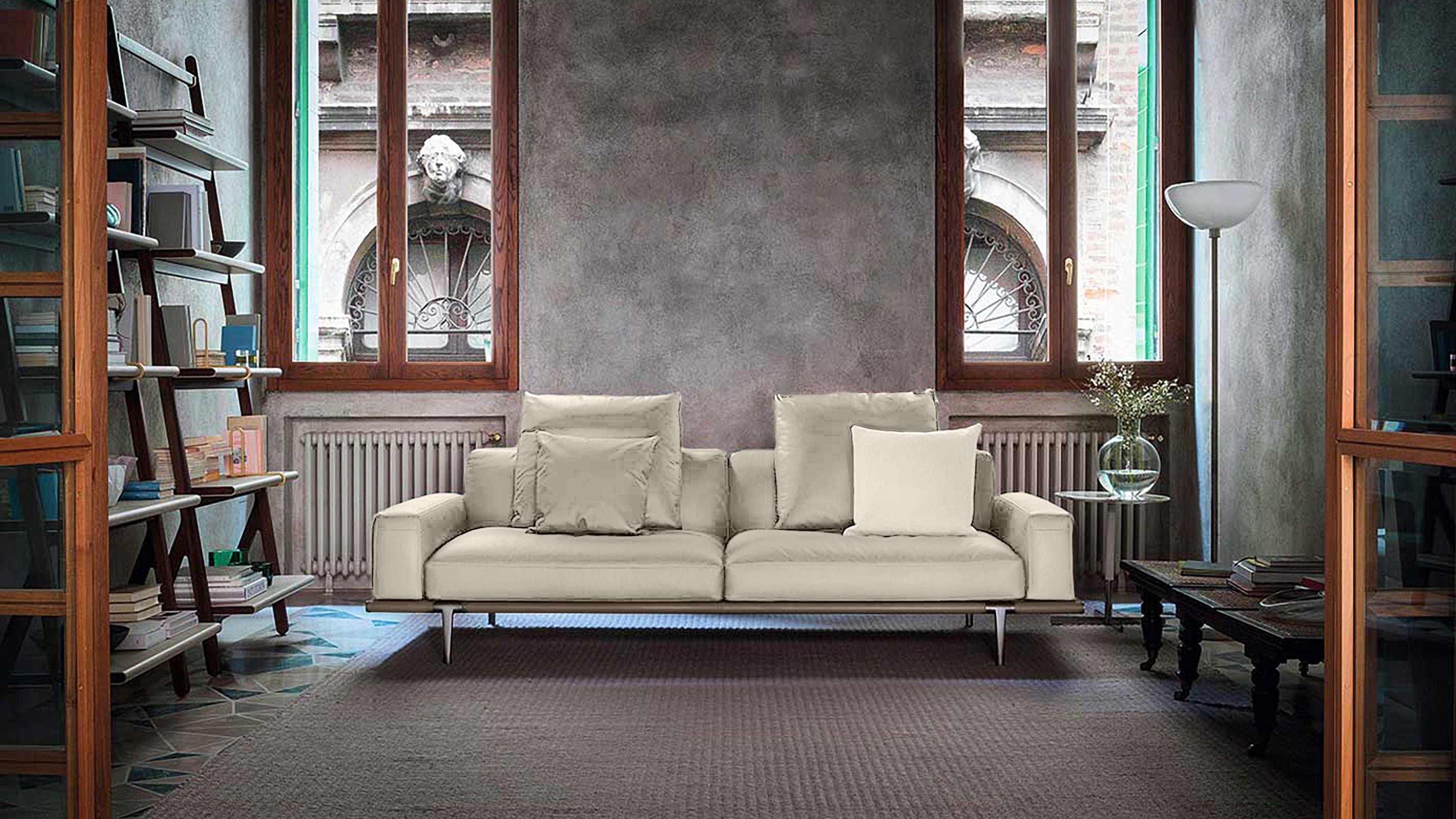 Desktop / Let It Be Large 2-Seater Sofa, designed by Ludovica and Roberto Palomba for Poltrona Frau