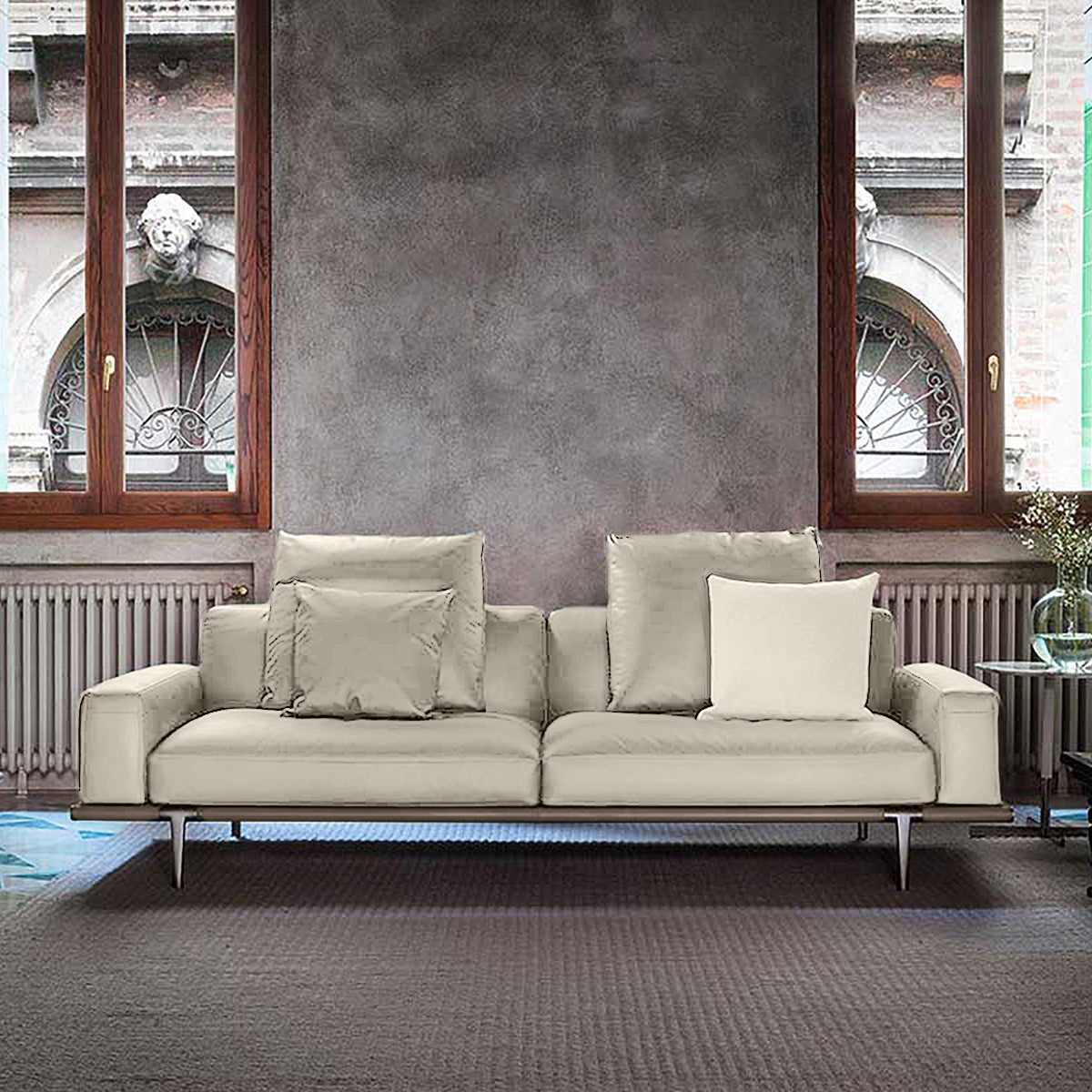 Mobile / Let It Be Large 2-Seater Sofa, designed by Ludovica and Roberto Palomba for Poltrona Frau