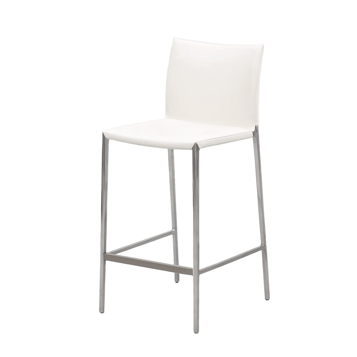 White / Mobile / Lio Counter Stool, designed by Roberto Barbieri for Zanotta