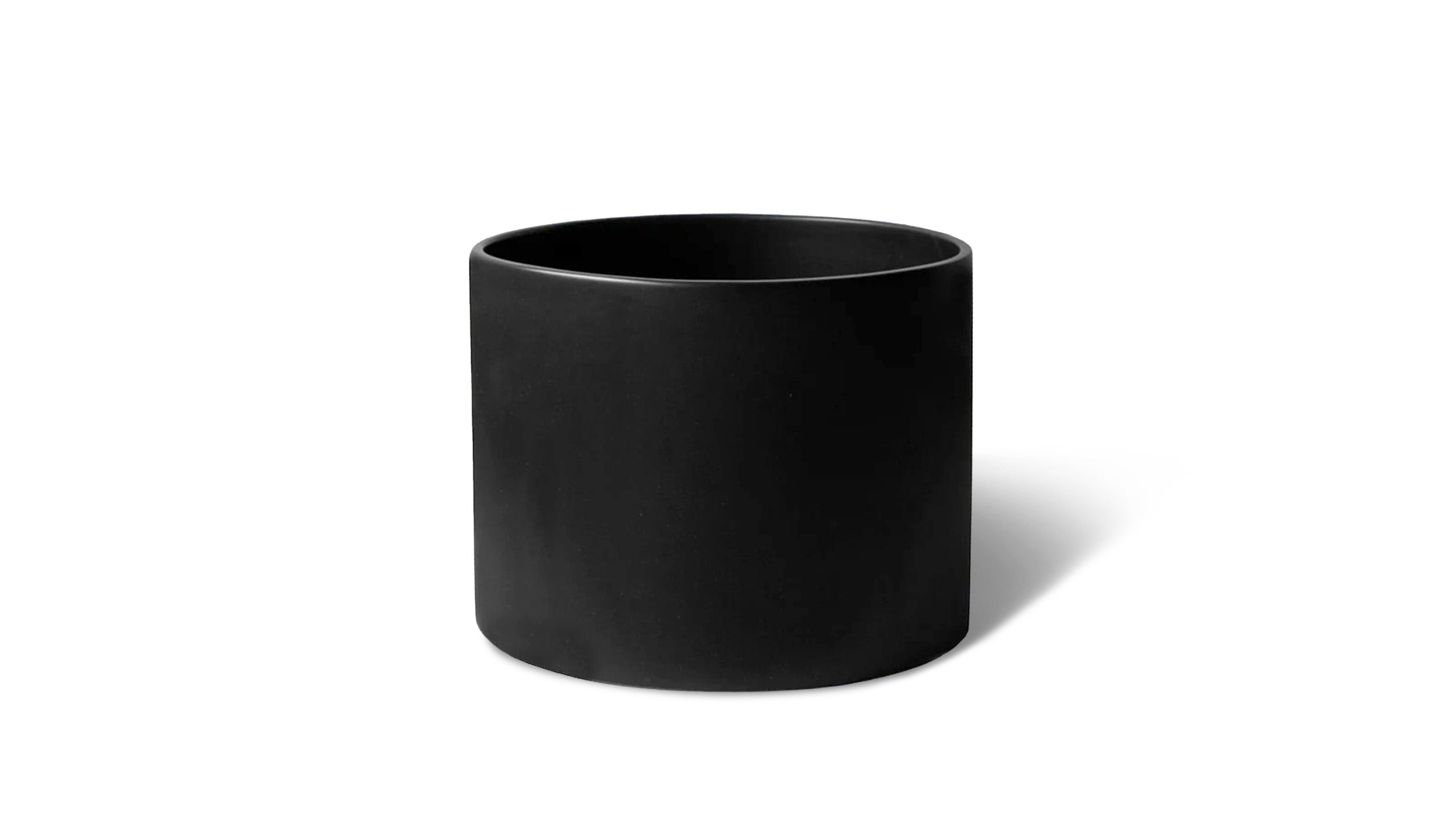 Medium Black / Desktop / Model One Ceramic Planter by Monstruosus