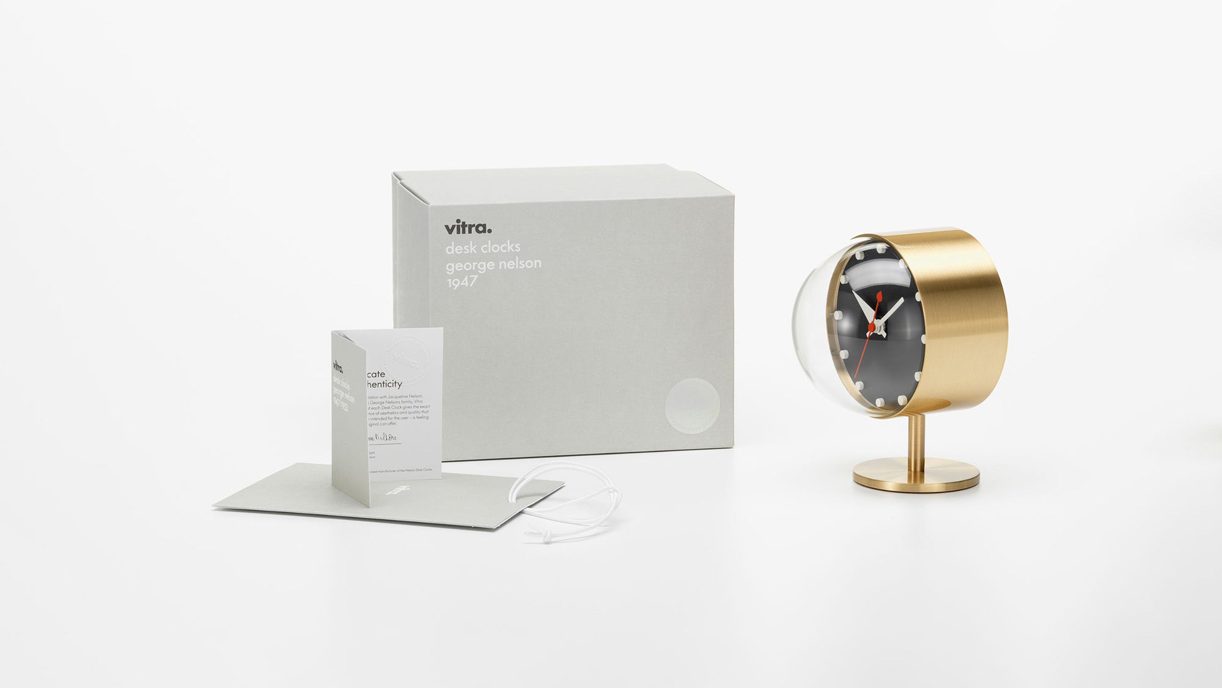 Desktop / Night Clock, designed by George Nelson for Vitra