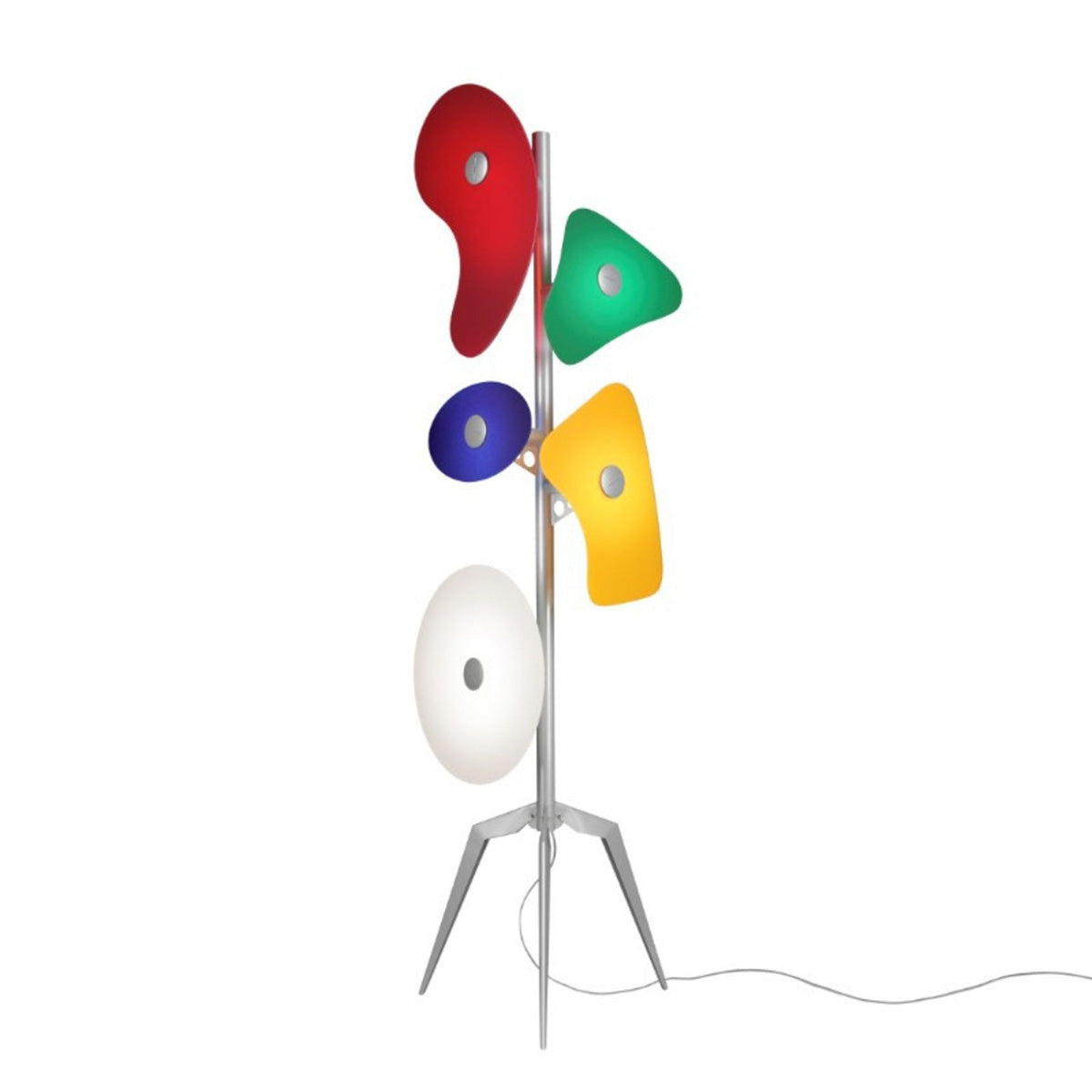 Multi-colored / Mobile / Orbital Floor Lamp, designed by Ferruccio Laviani for Foscarini