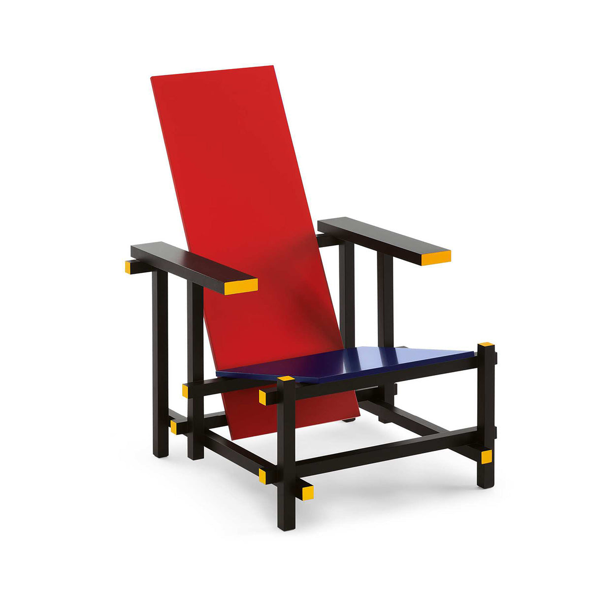 Cassina Chair Red And Blue Chair