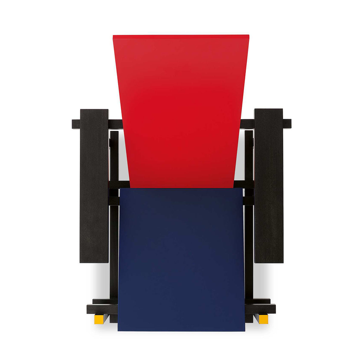 Mobile / Red and Blue Chair, designed by Gerrit T. Rietvelda nd made by Cassina