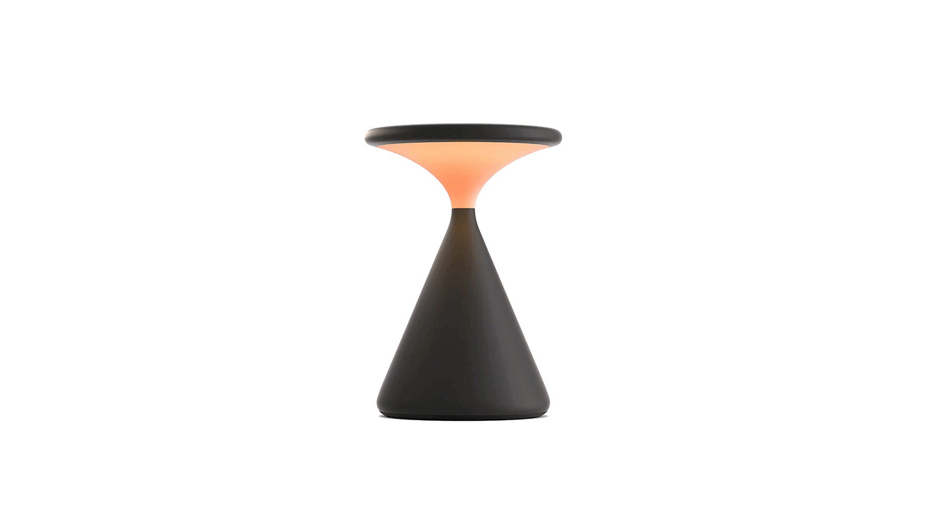 Black / Desktop / Salt Lamp by Tobias Grau