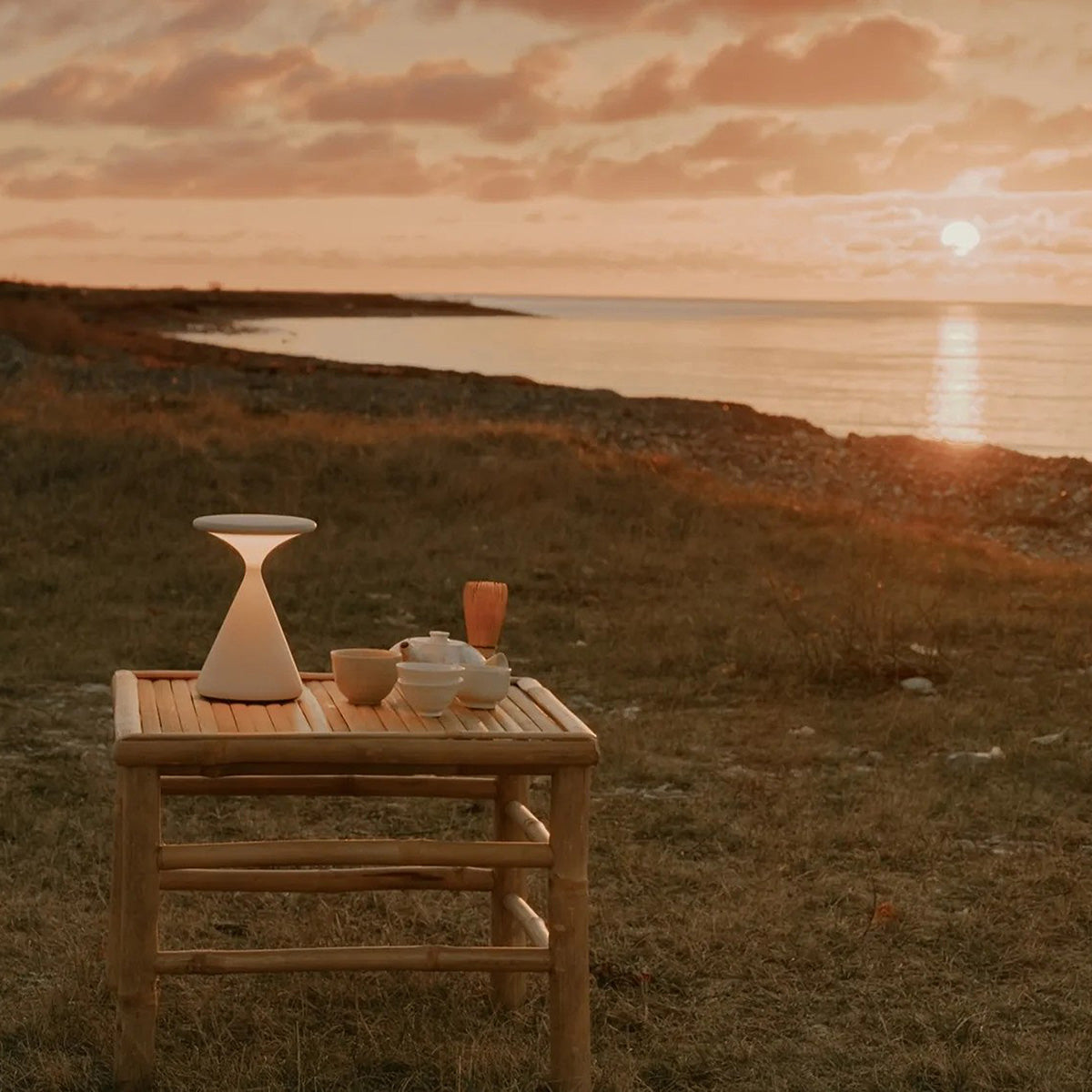 Sand White / Mobile / Salt Lamp by Tobias Grau