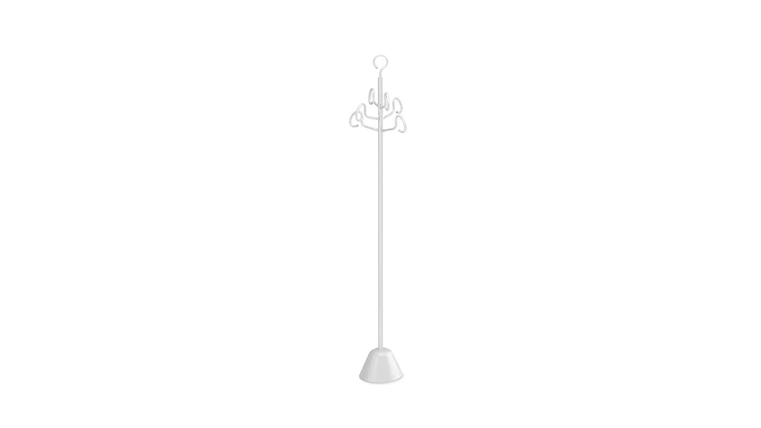 White / Desktop / Servomanto Clothes Stand, designed by Achille & Pier Giacomo Castiglioni for Zanotta