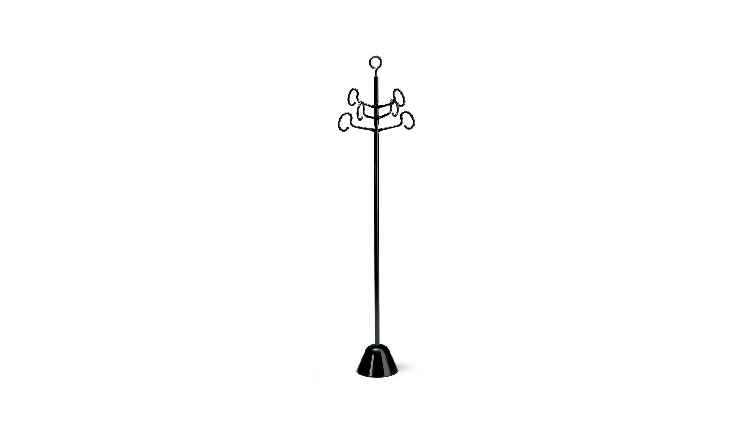 Black / Desktop / Servomanto Clothes Stand, designed by Achille & Pier Giacomo Castiglioni for Zanotta