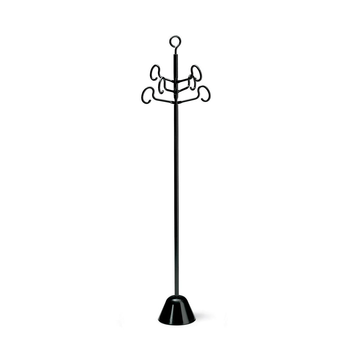 Black / Mobile / Servomanto Clothes Stand, designed by Achille & Pier Giacomo Castiglioni for Zanotta