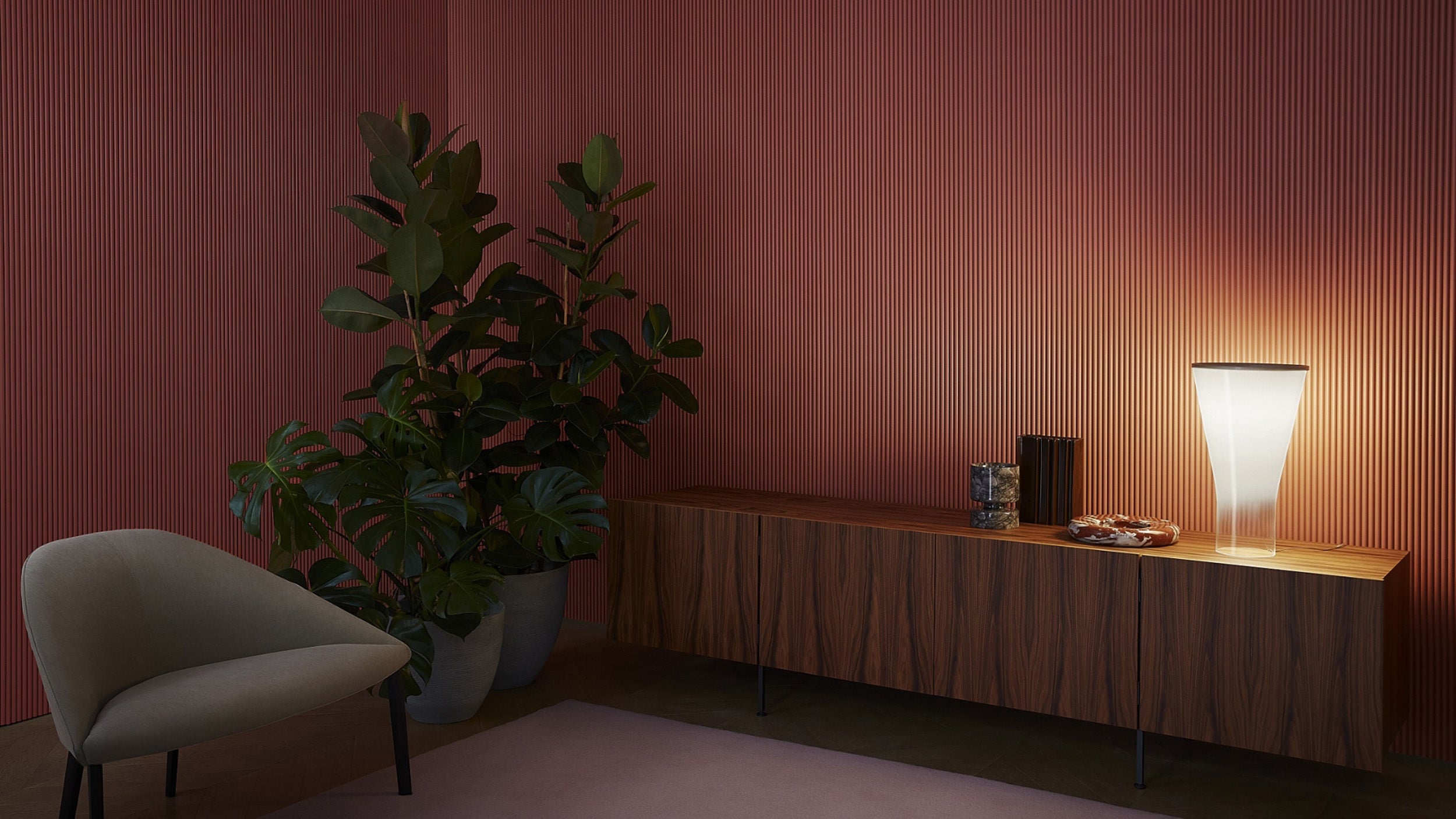 Desktop / Soffio Table Lamp, designed by Ludovica + Roberto Palomba for Foscarini