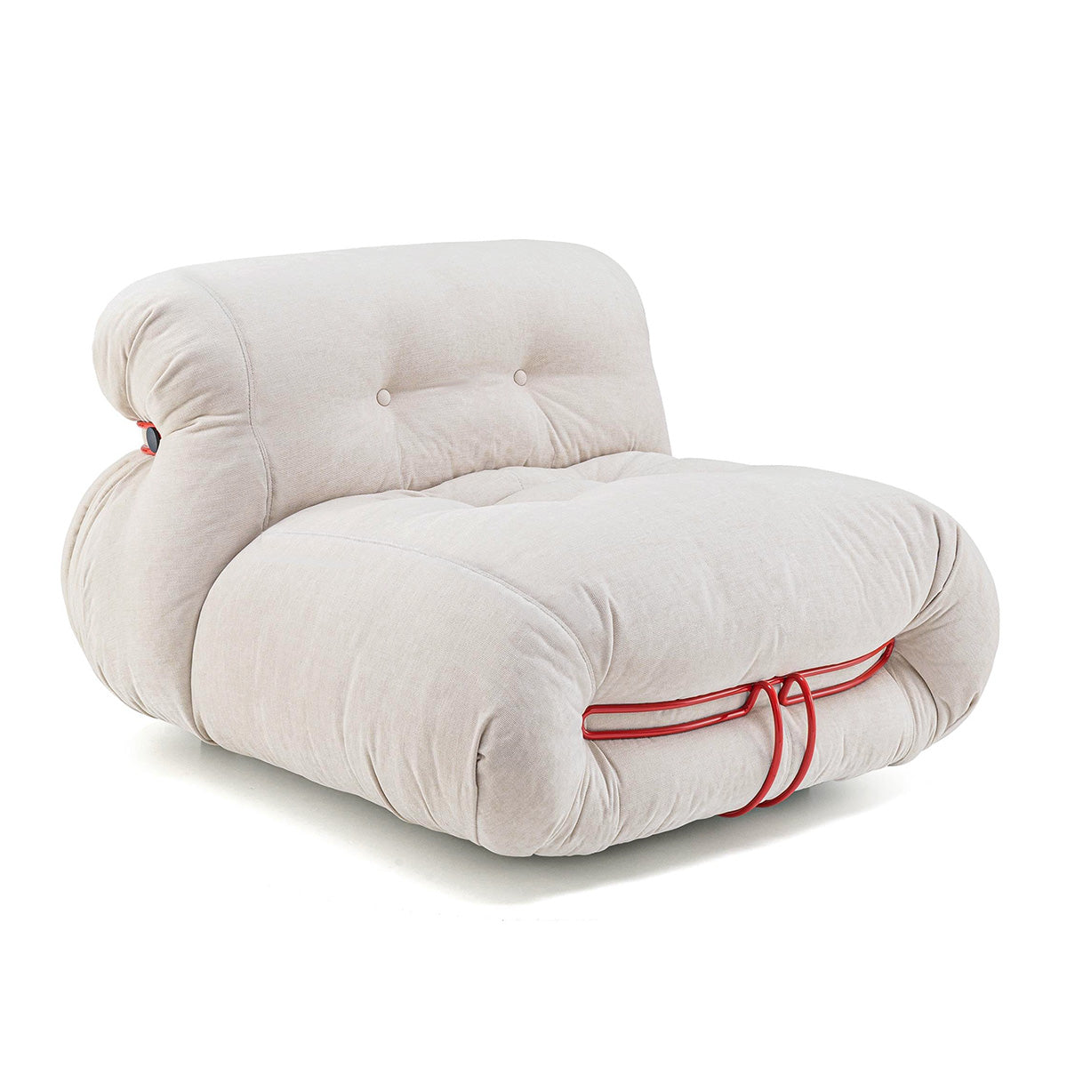 Mobile / Soriana Armchair in Ecru Denim - Limited Edition, designed by Afra and Tobia Scarpa for Cassina