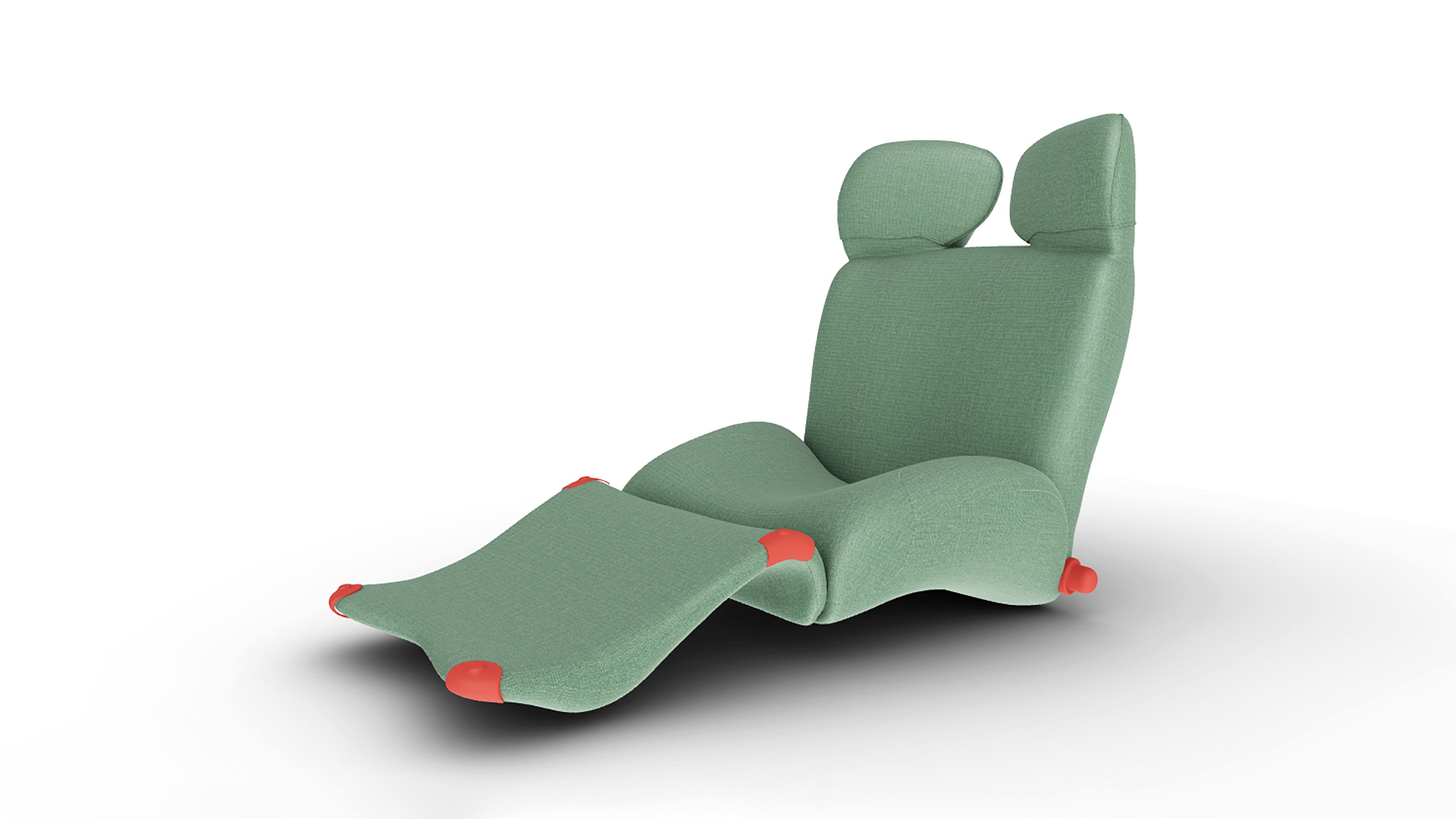Desktop / Wink Armchair, designed by Toshiyuki Kita for Cassina